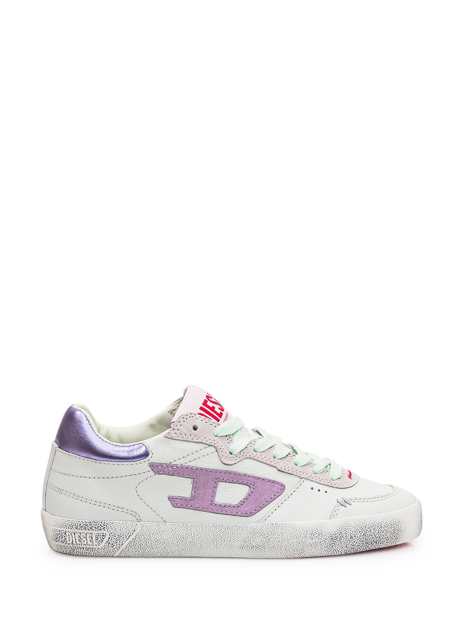 Diesel S-leroji Low W Sneaker In Bianco