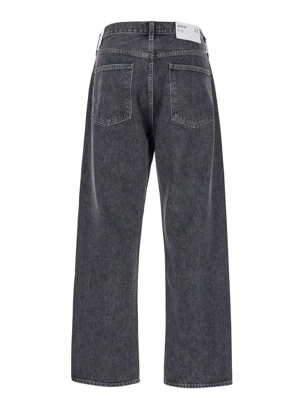 Agolde 90s Grey Five Pocket Jeans In Cotton Man In Grey