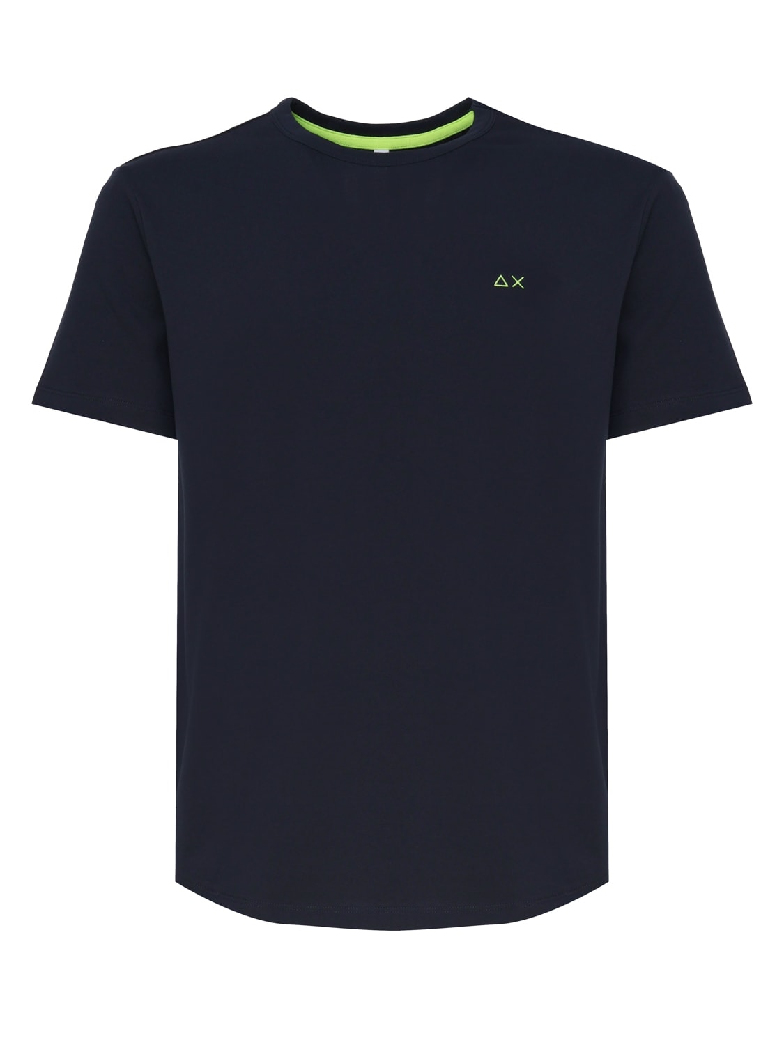 Sun 68 T-shirt With Logo In Blue