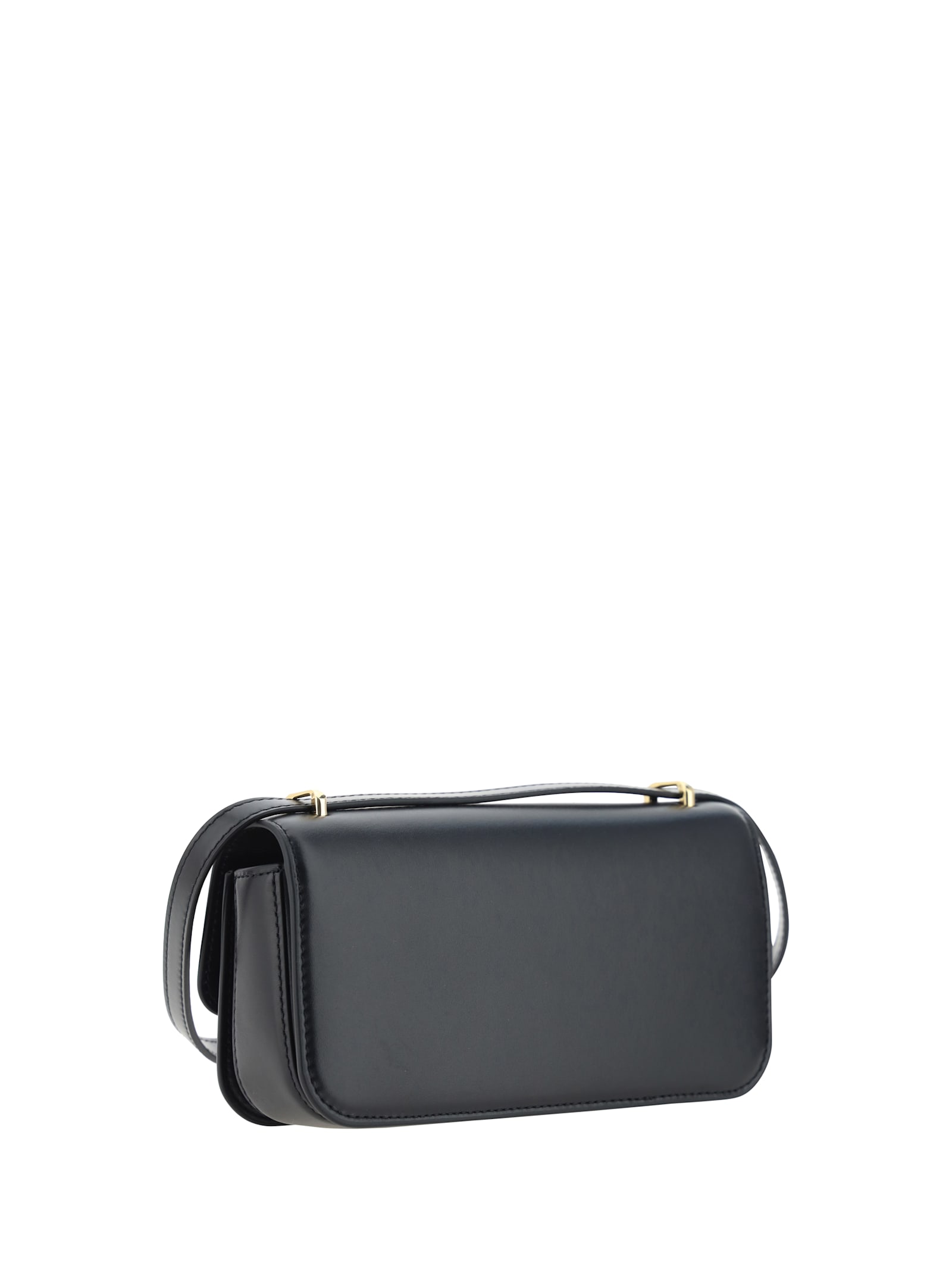 Shop Tory Burch Eleanor Small Shoulder Bag In Black