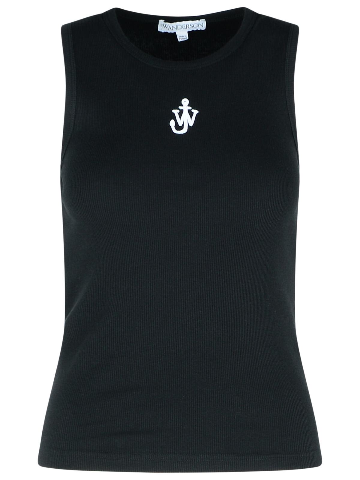 J.W. Anderson J. W. Anderson anchor Black Cotton Tank Top