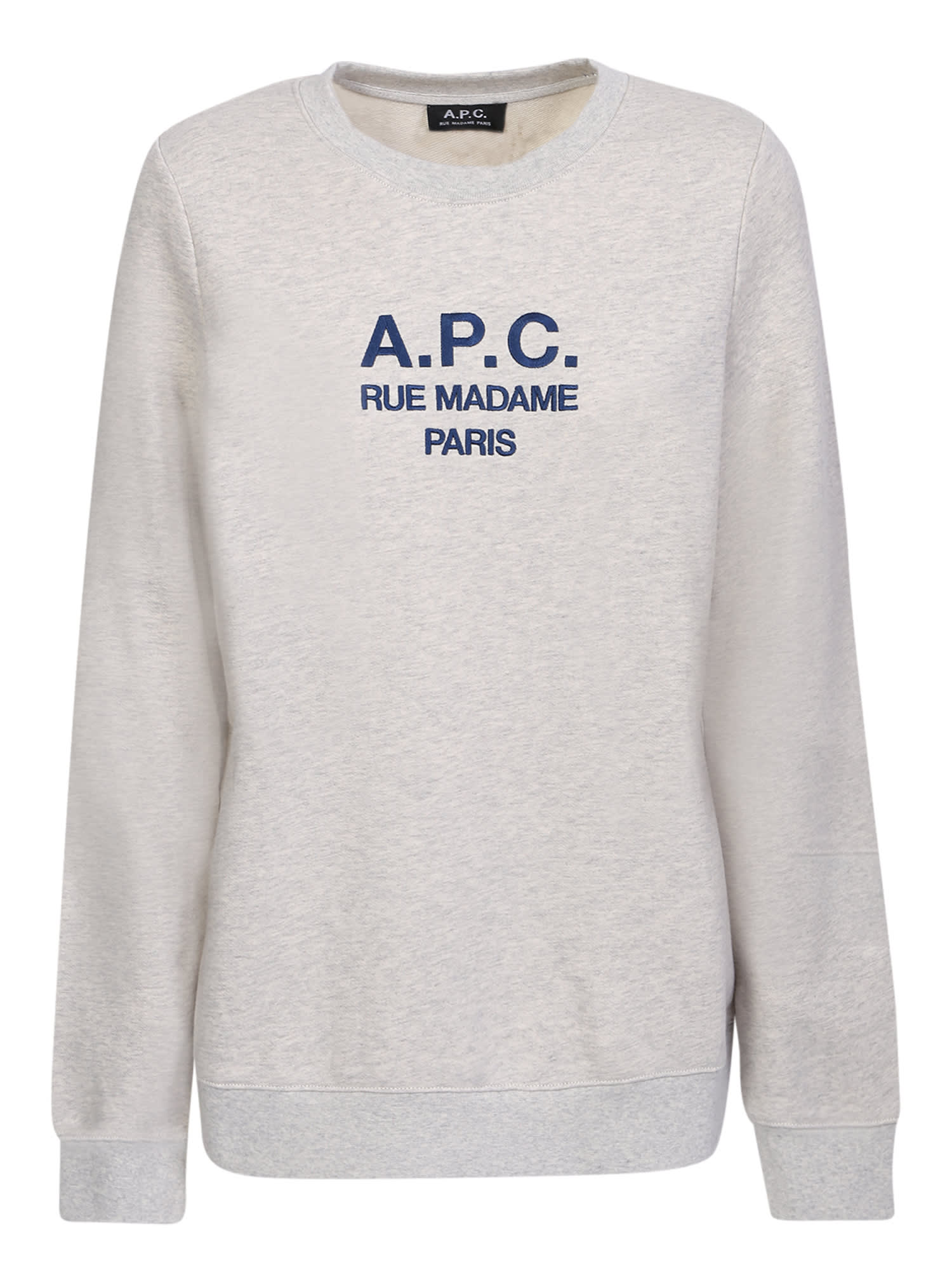 Shop Apc Logo-print T-shirt In White