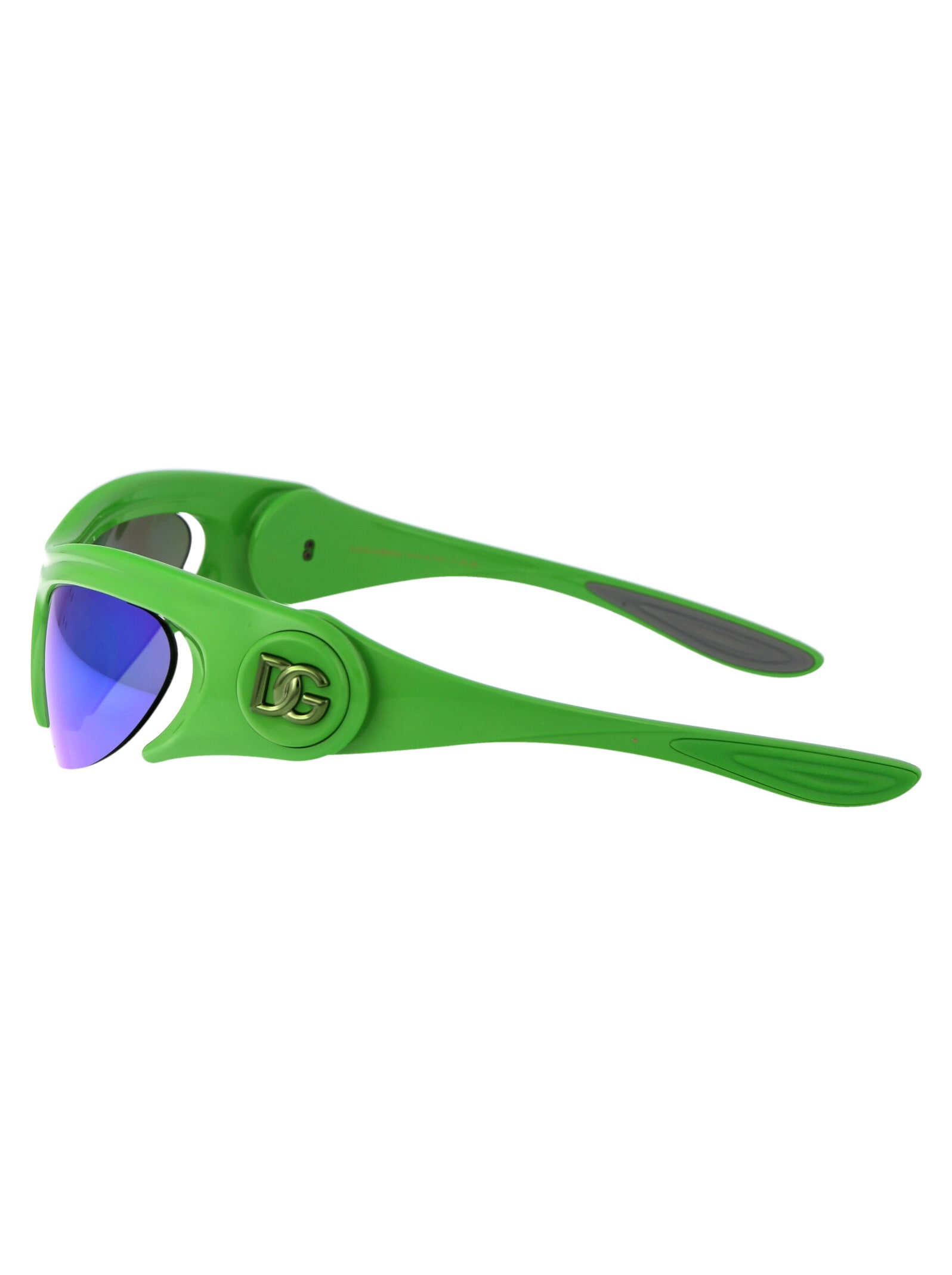 Shop Dolce &amp; Gabbana Eyewear 0dg6192 Sunglasses In 3311f2 Green