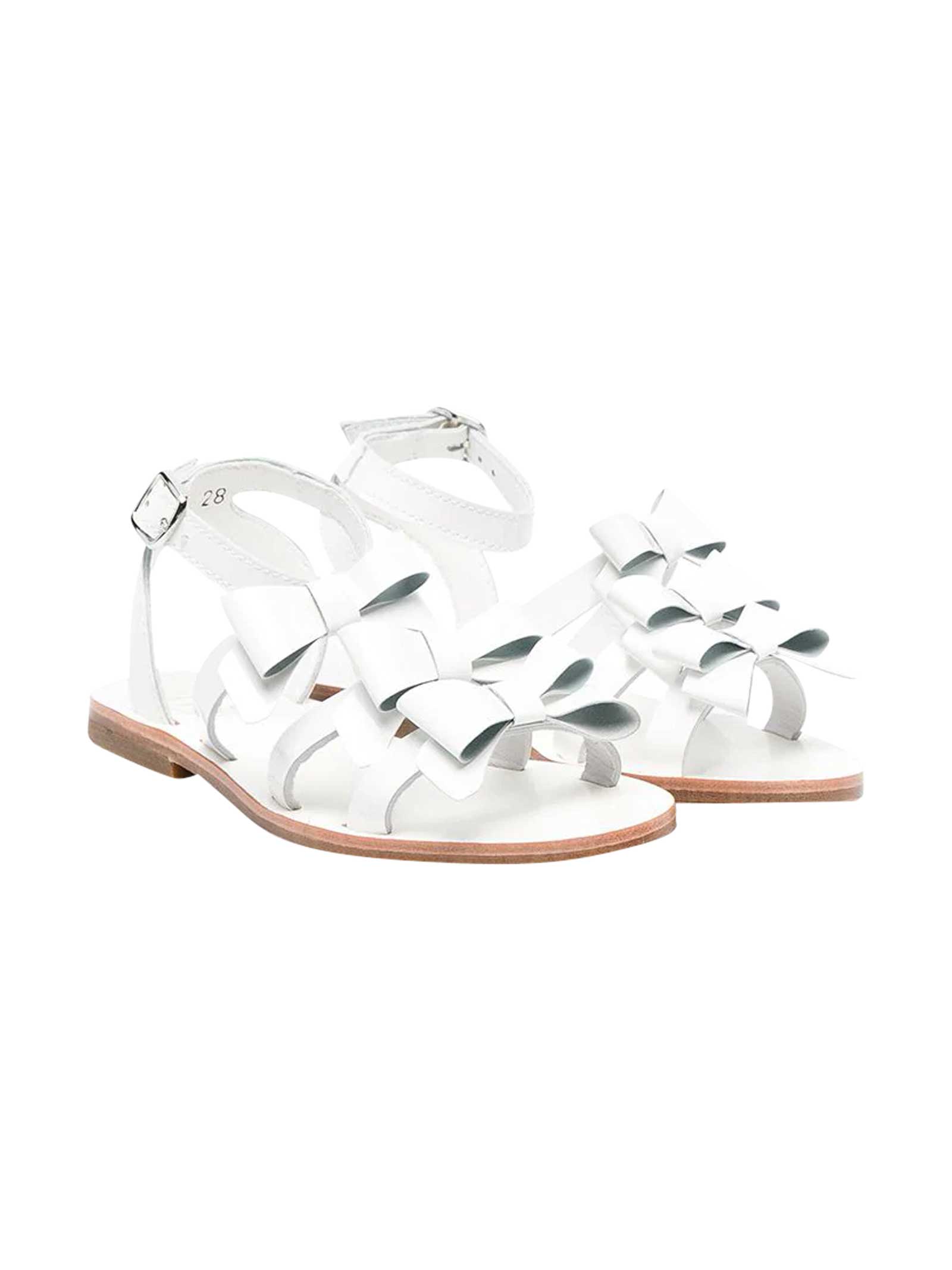 Gallucci White Sandals