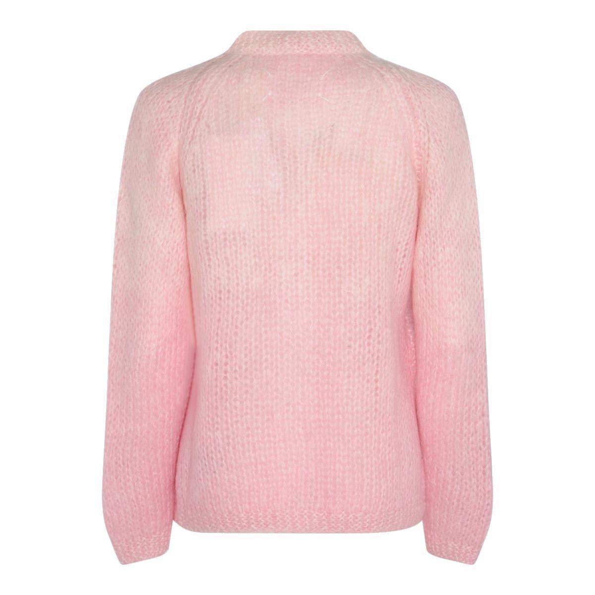 Shop Maison Margiela Buttoned Down Knitted Cardigan