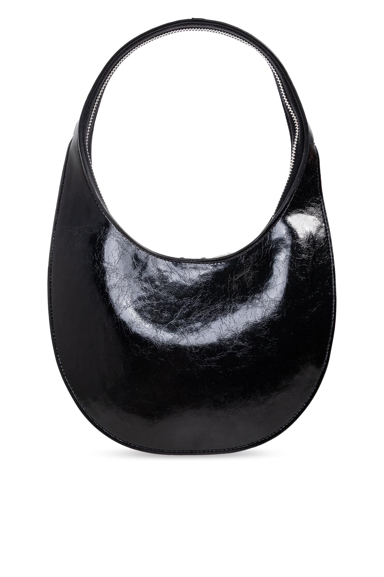 Coperni Round Handle Tote Bag In Black