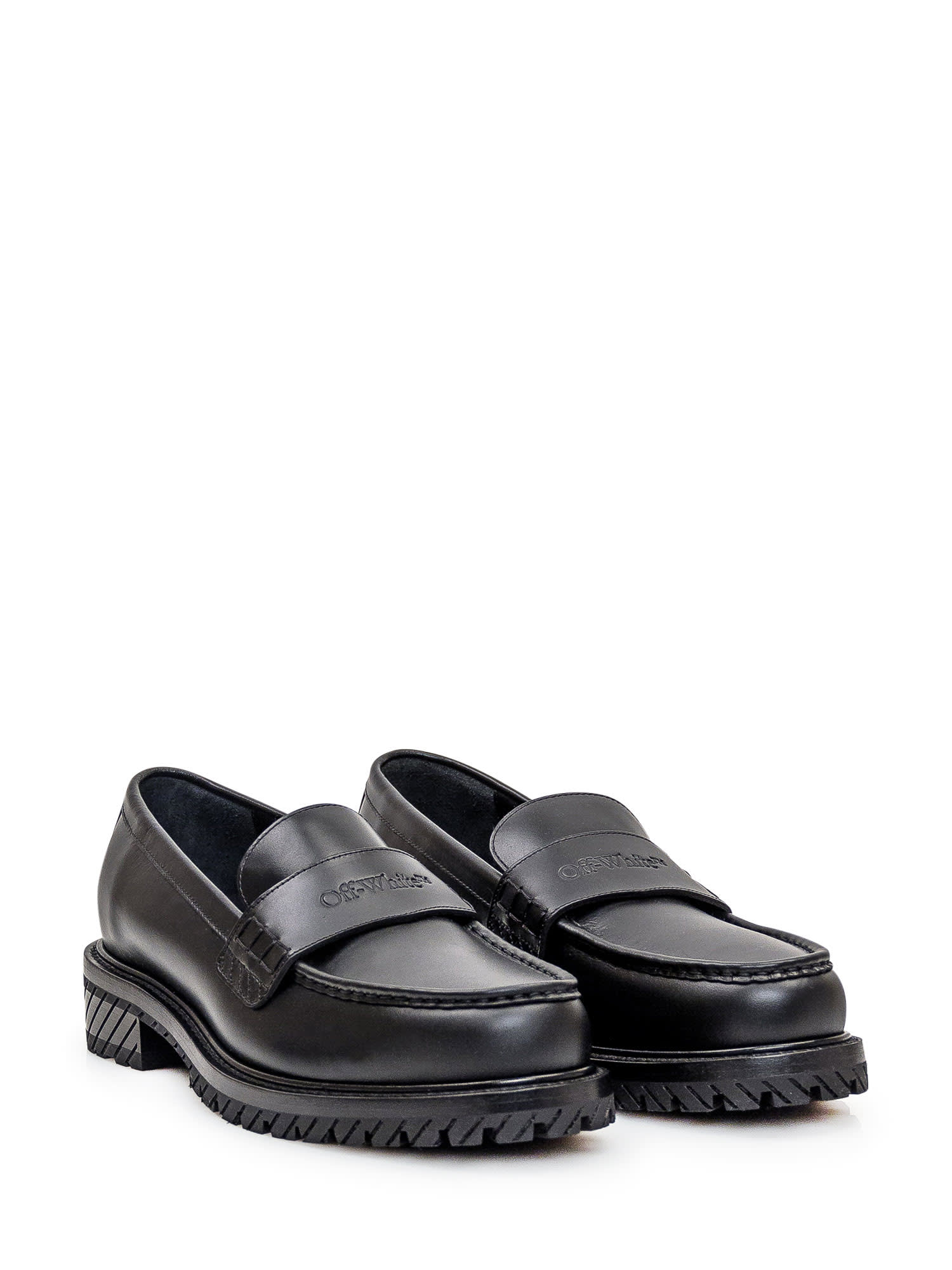 Shop Off-white Military Loafer In Black
