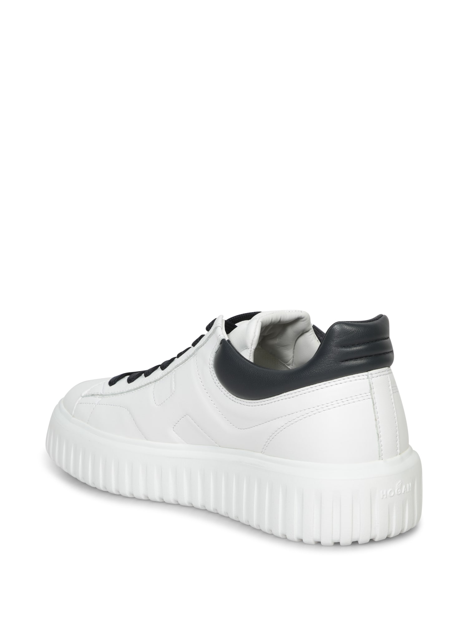 Shop Hogan Hstripes White Sneakers