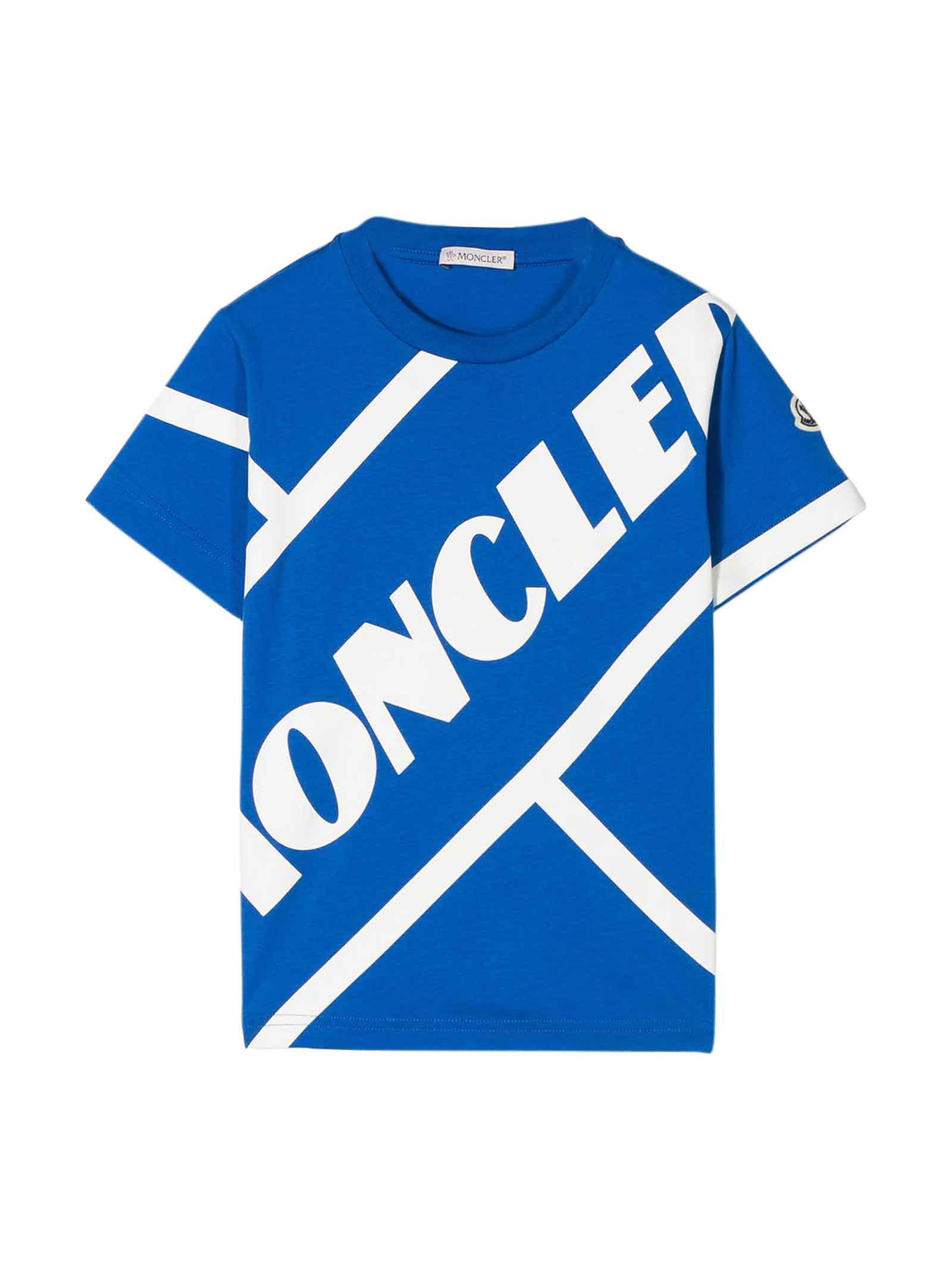 blue moncler t shirt