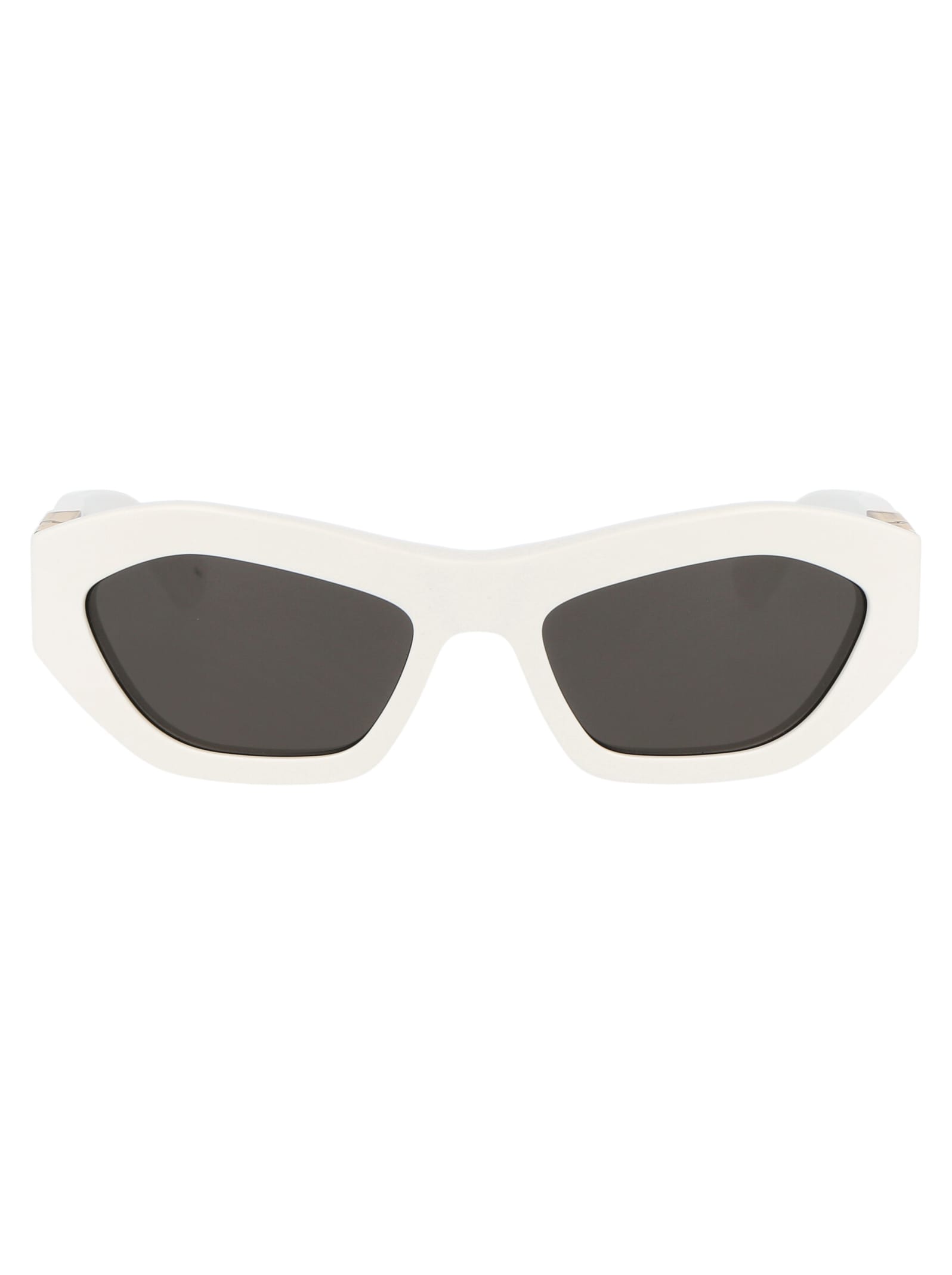 Shop Bottega Veneta Bv1221s Sunglasses In 004 White White Grey