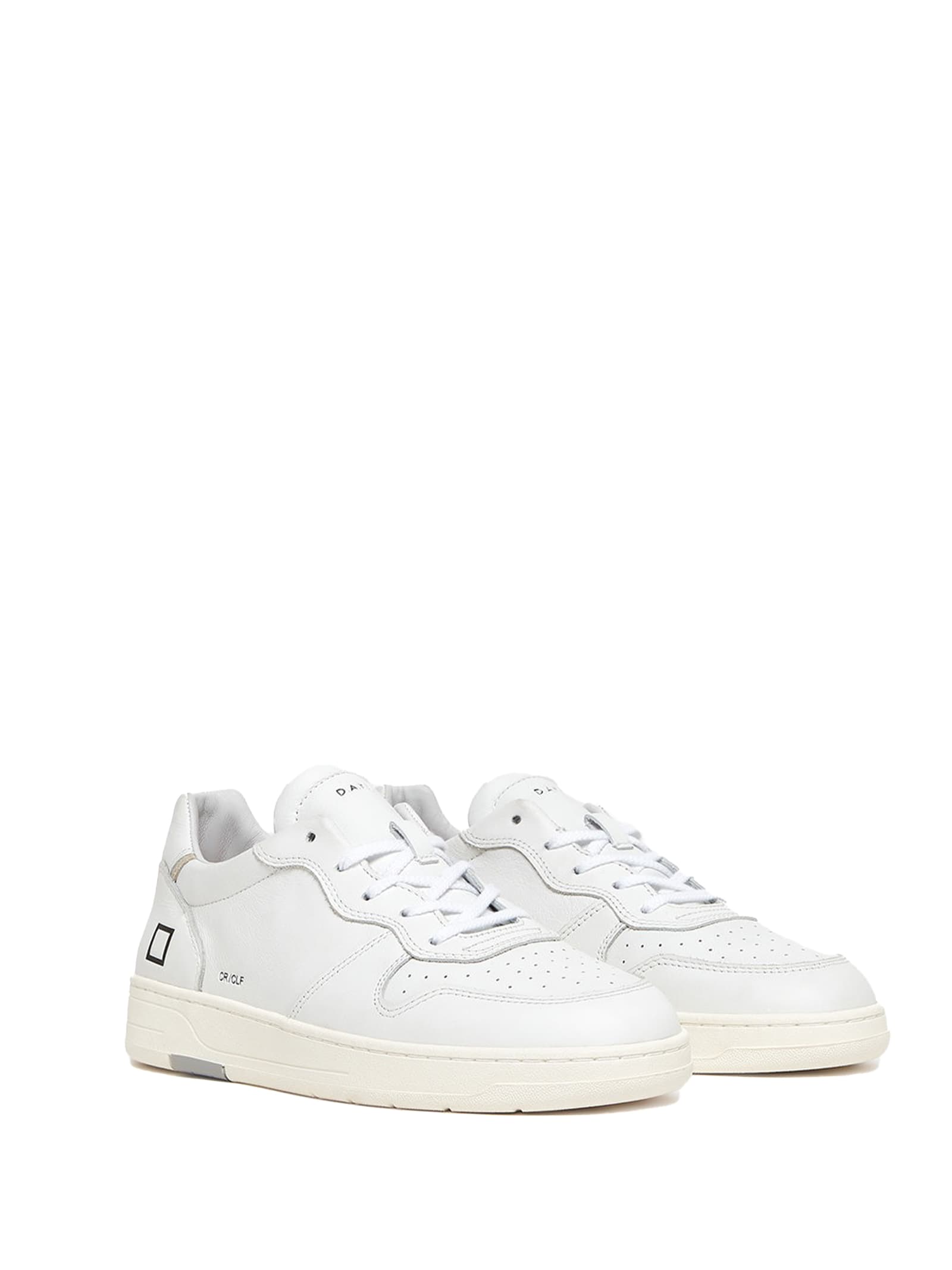 Shop Date Court Mens White Leather Sneaker