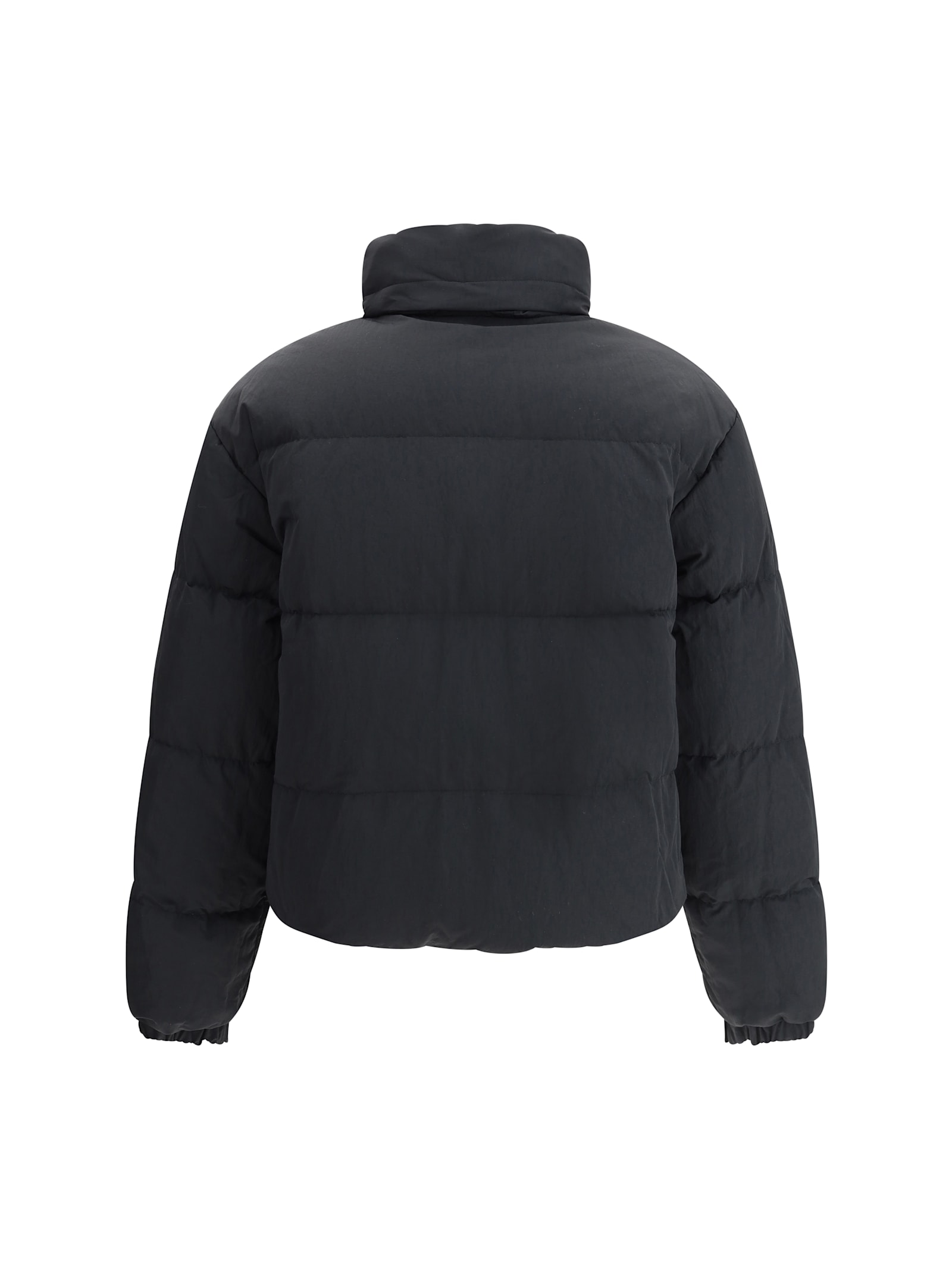 Shop Burberry Reversible Down Jacket In Sand Ip Check