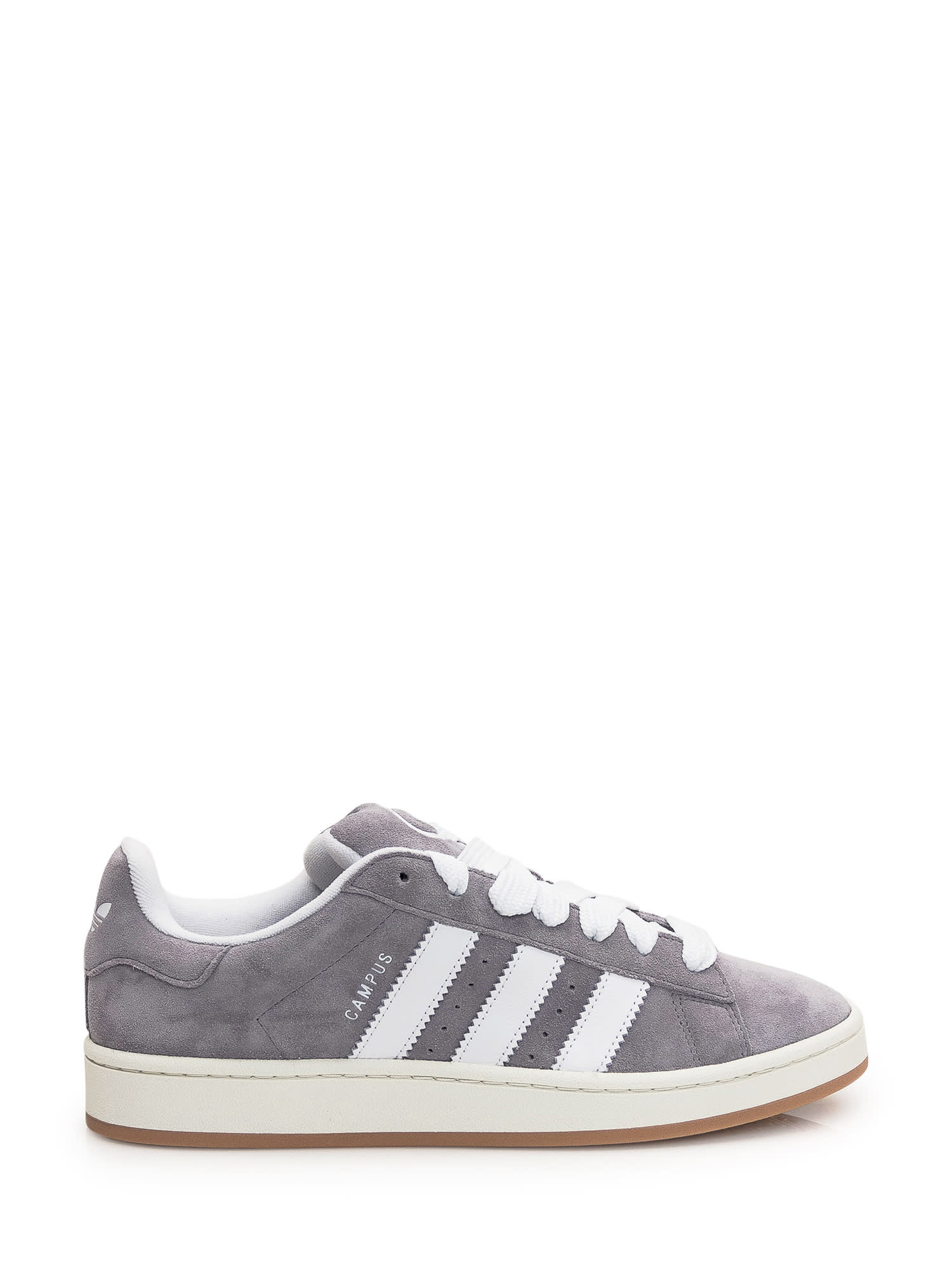 Adidas Originals Womens Adidas Campus 00s Brand-stripe Low-top Suede Trainers In Gray