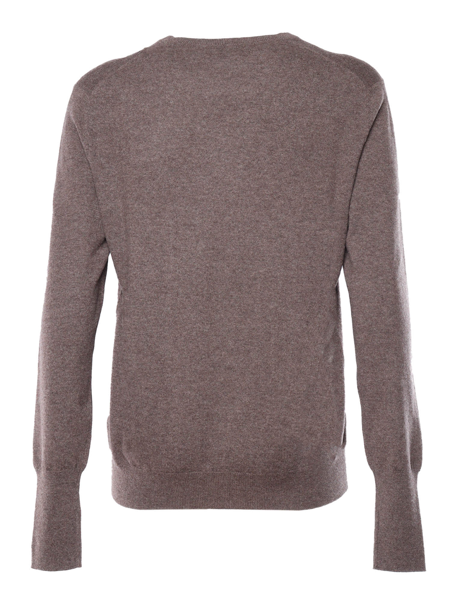 Ballantyne R Neck Pullover In Brown