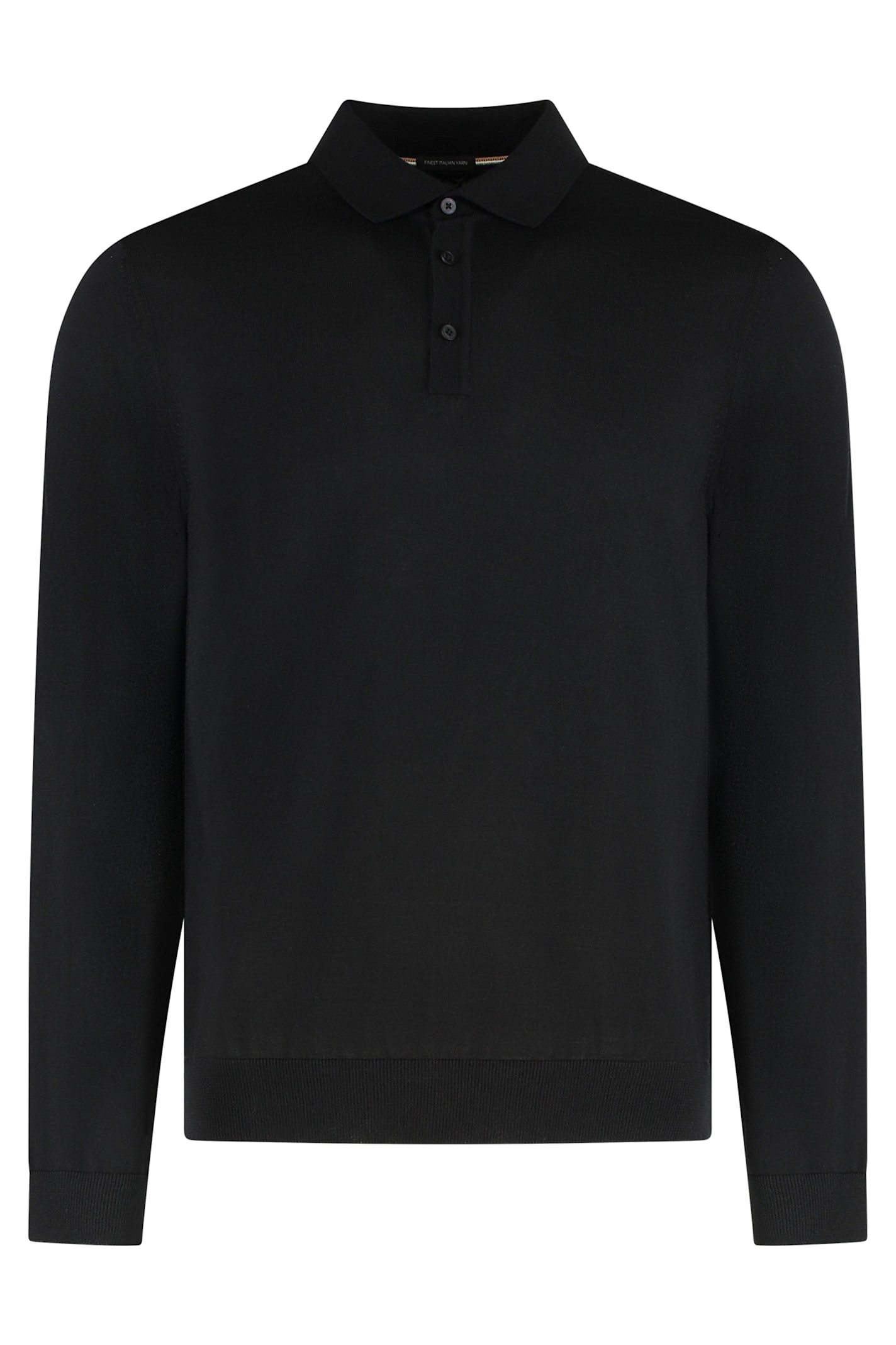 Hugo Boss Ulex Longsleeved Polo Shirt In Black