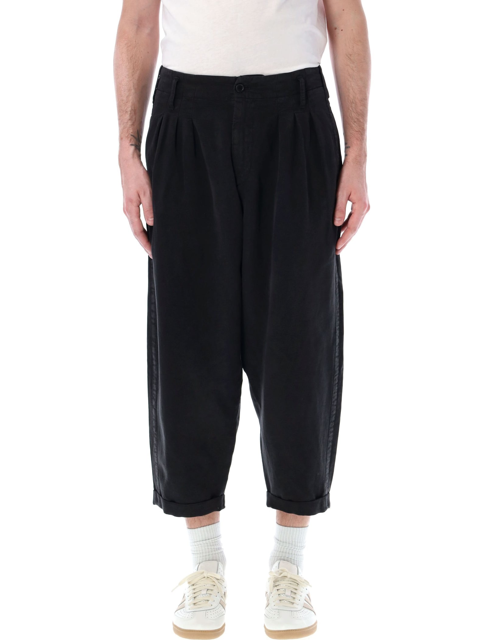 Shop Ymc You Must Create Creole Peg Trousers In Black