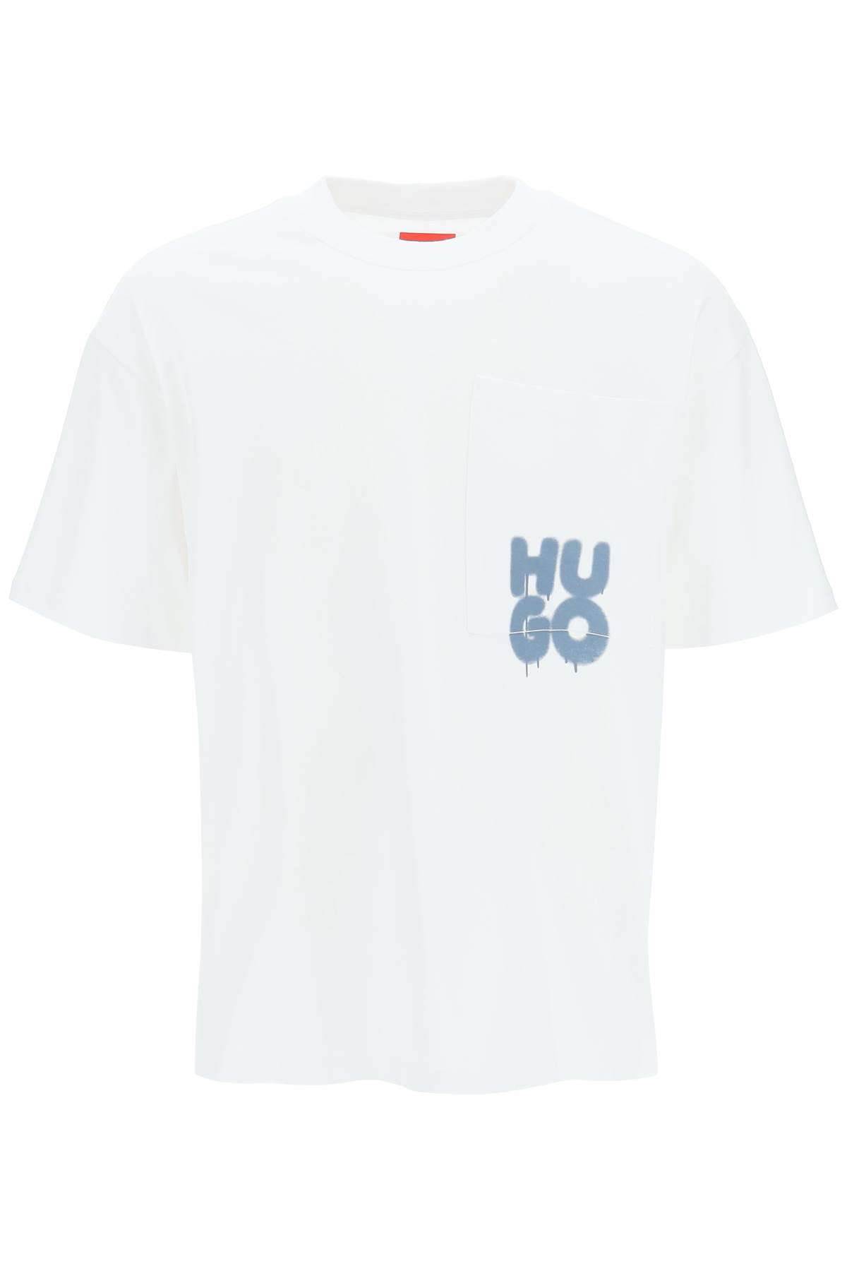 Hugo Boss Graffiti Logo Dampato T-shirt In White (white) | ModeSens