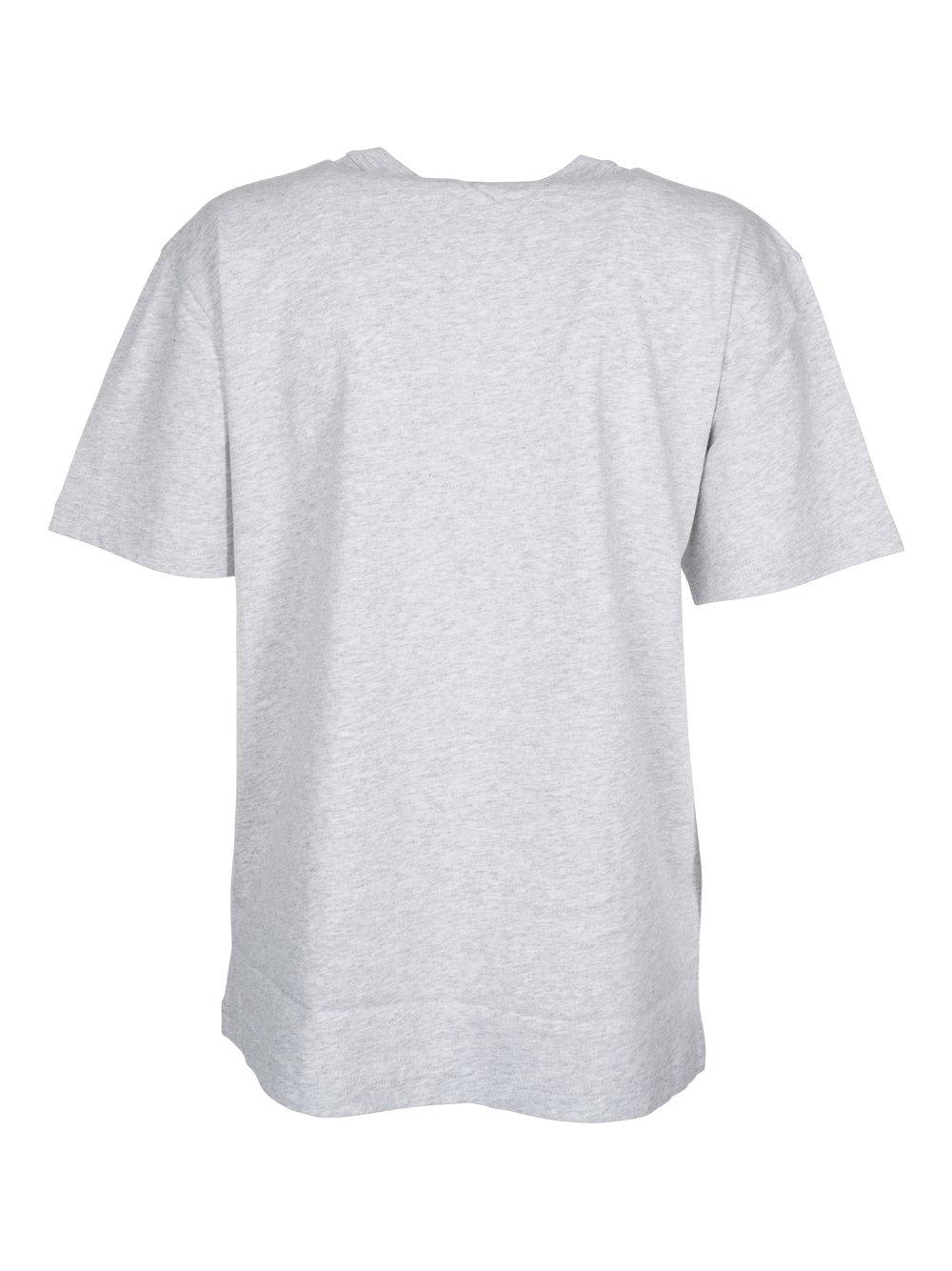 Shop Alexander Wang Crewneck Short-sleeved T-shirt In Light Heather Grey