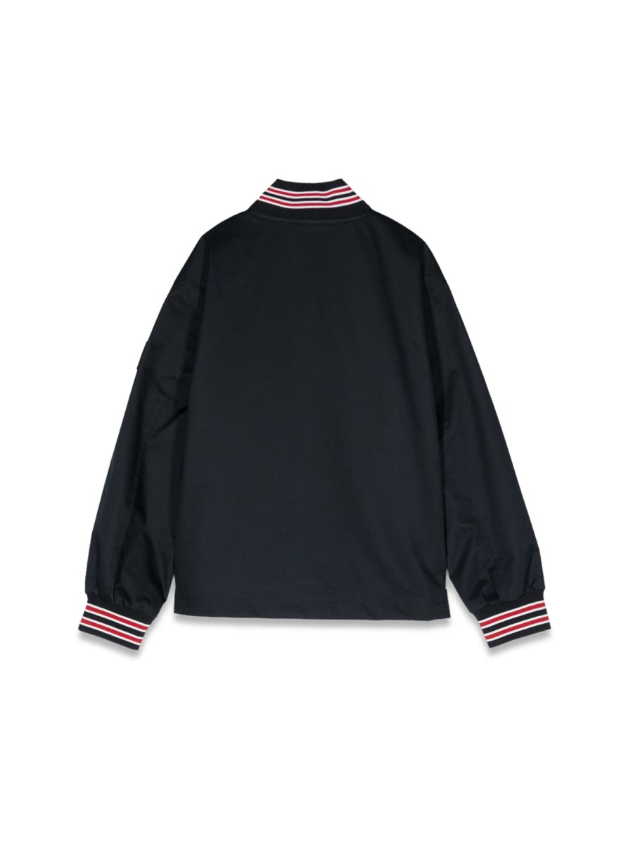 Tommy Hilfiger Arched Bomber In Blue