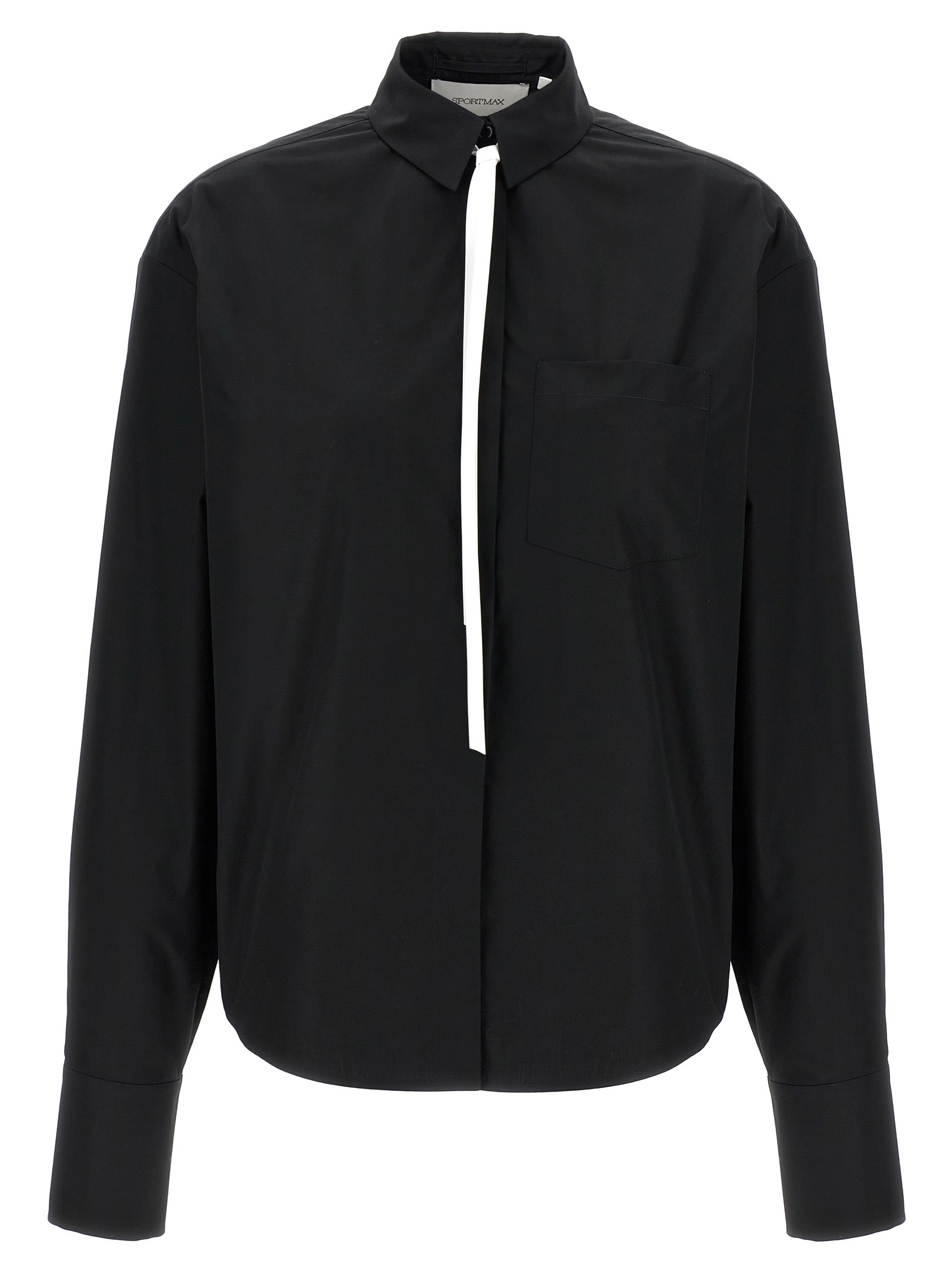 Shop Sportmax Gesso Shirt In Black