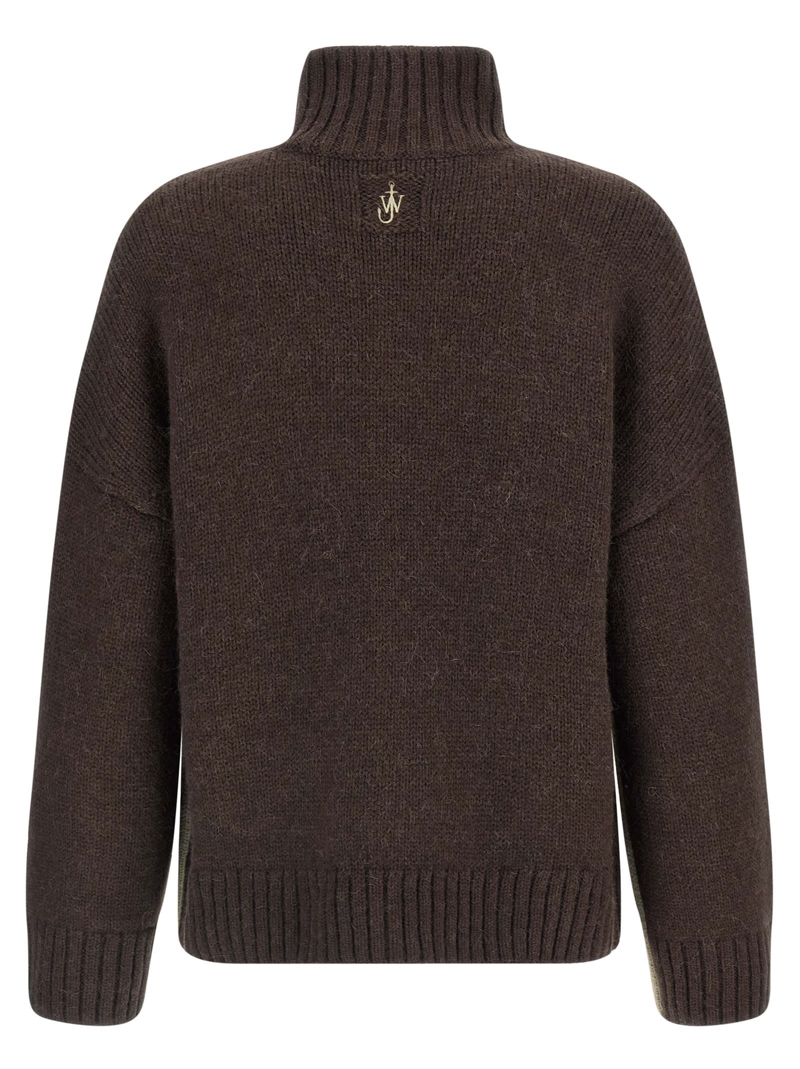 Jw Anderson J.w. Jersey Anderson With Contrast Pockets In Neutral
