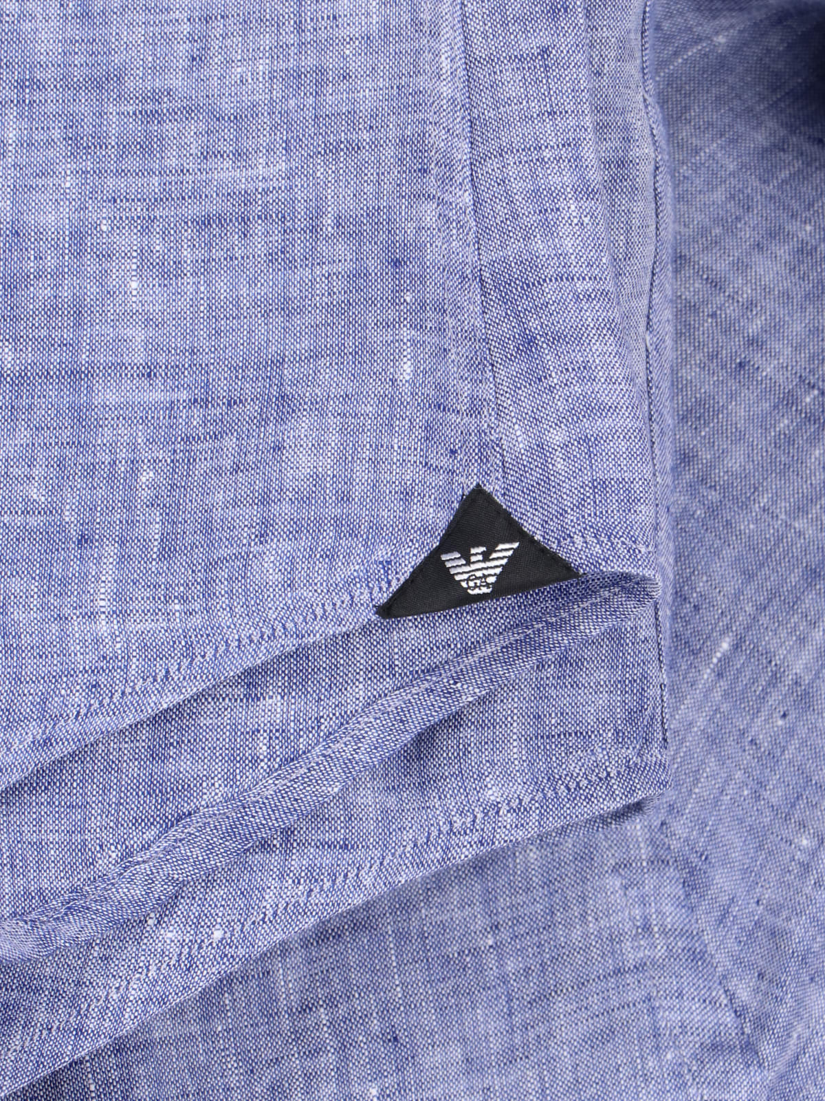 Shop Emporio Armani Classic Shirt In Light Blue