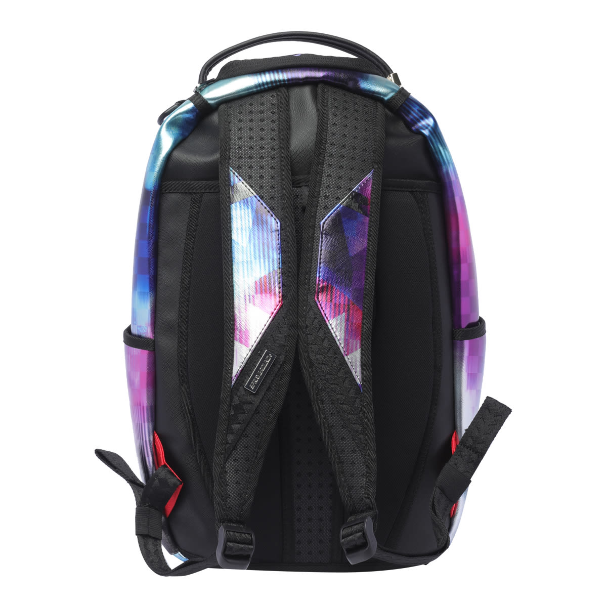 Shop Sprayground Tye Check Backpack In Multicolour