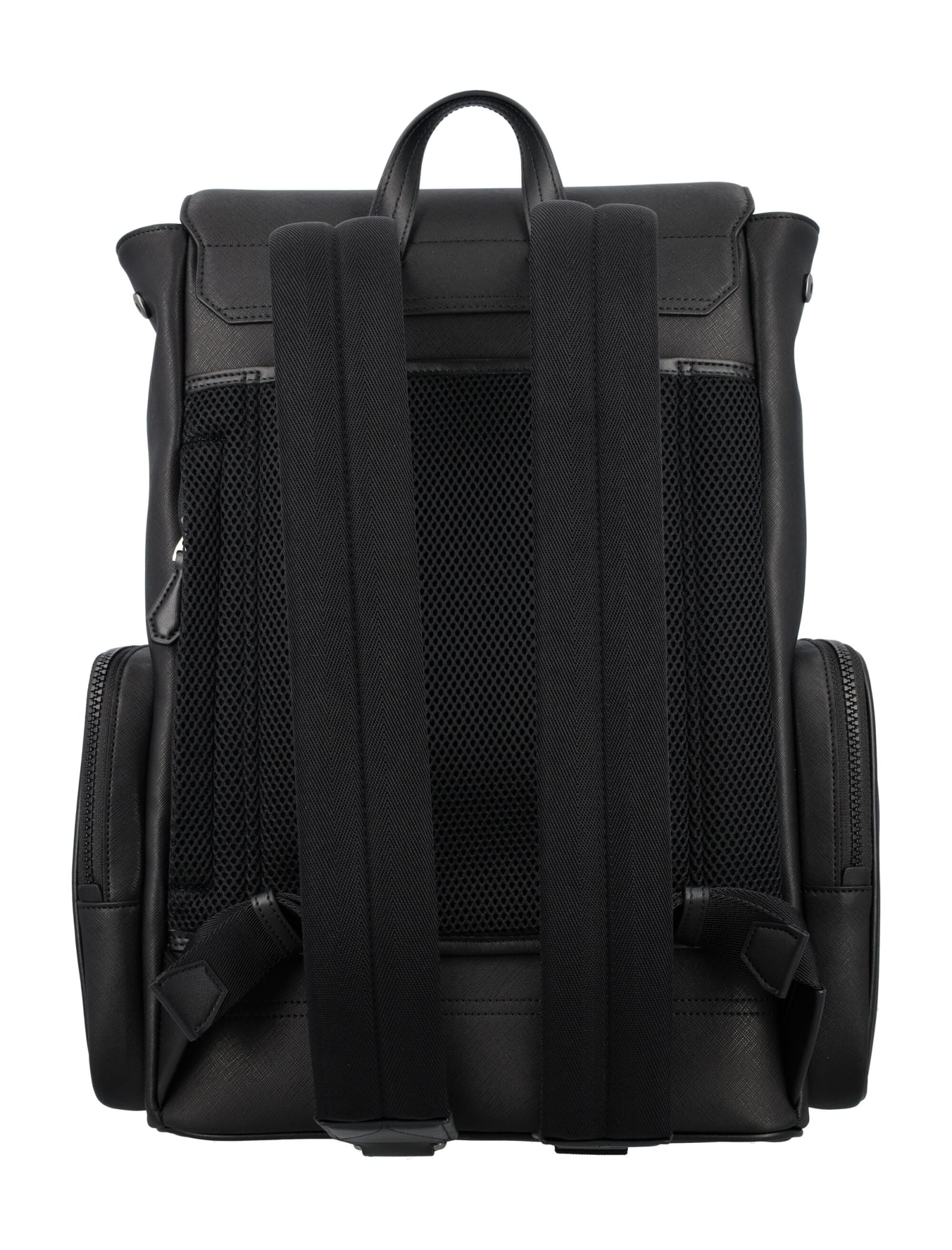 Shop Bally Maxi Backpack In Black