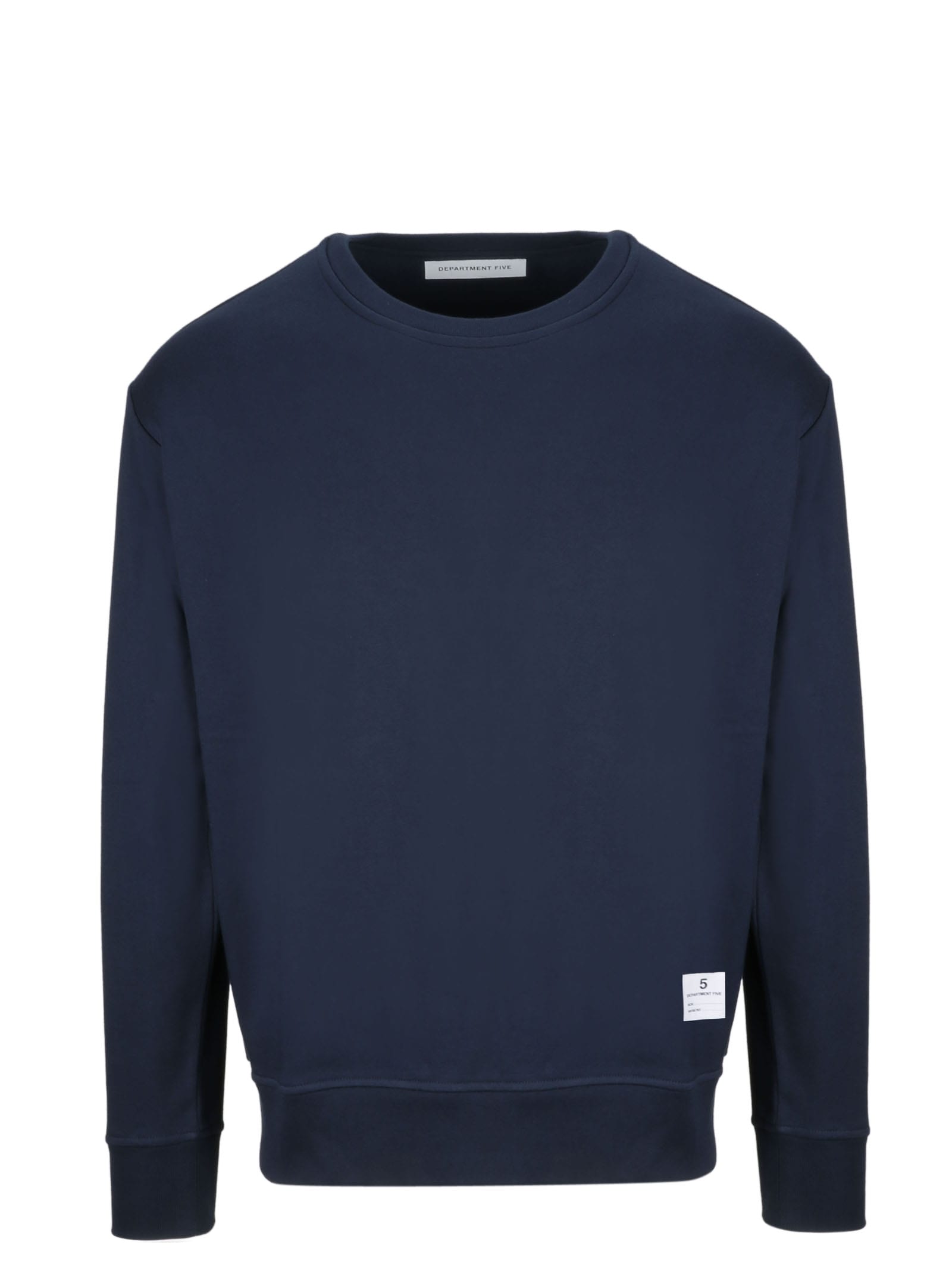Department Five Logo Patch Sweatshirt In Blue
