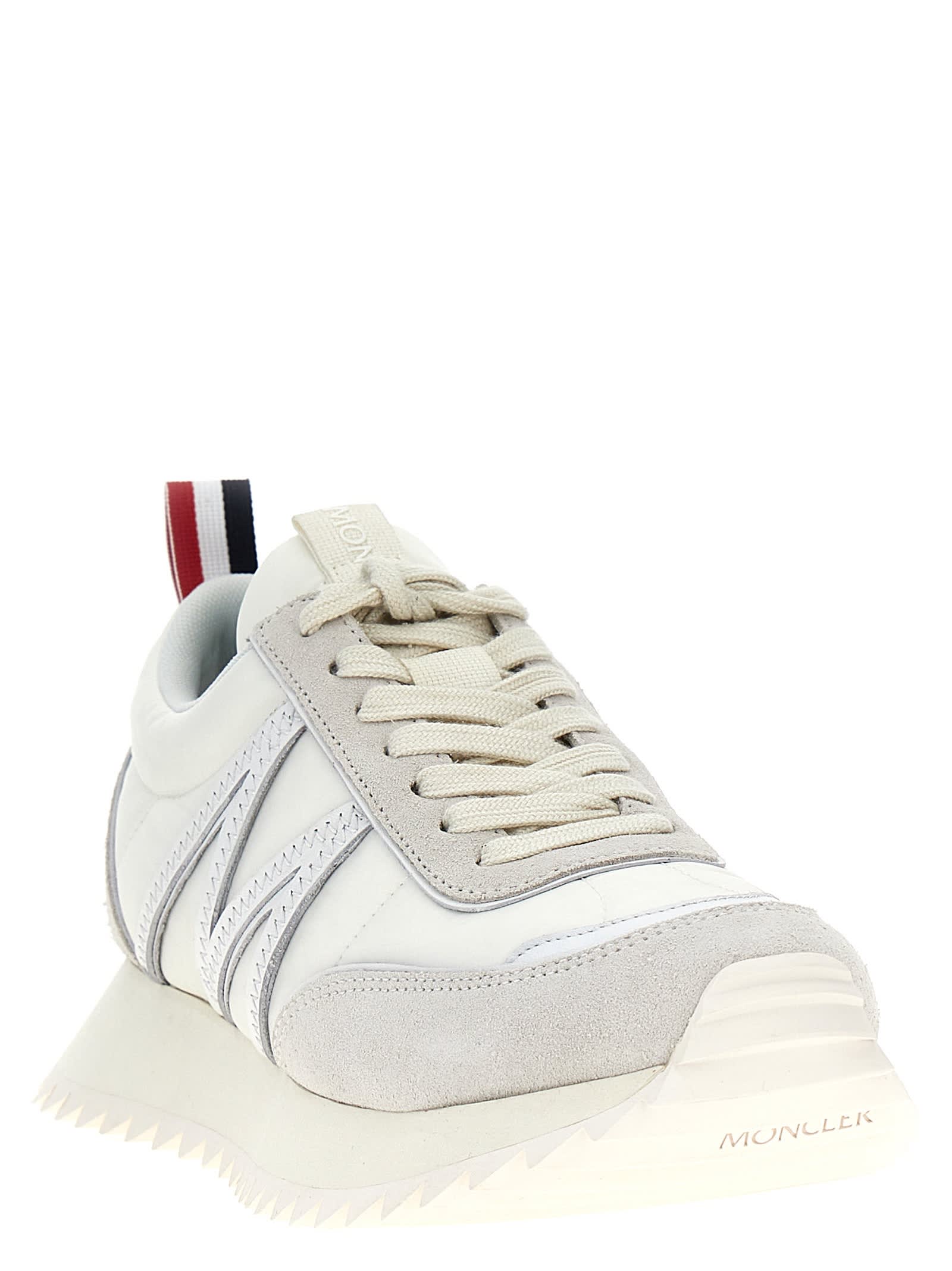 Shop Moncler Pacey Sneakers In White