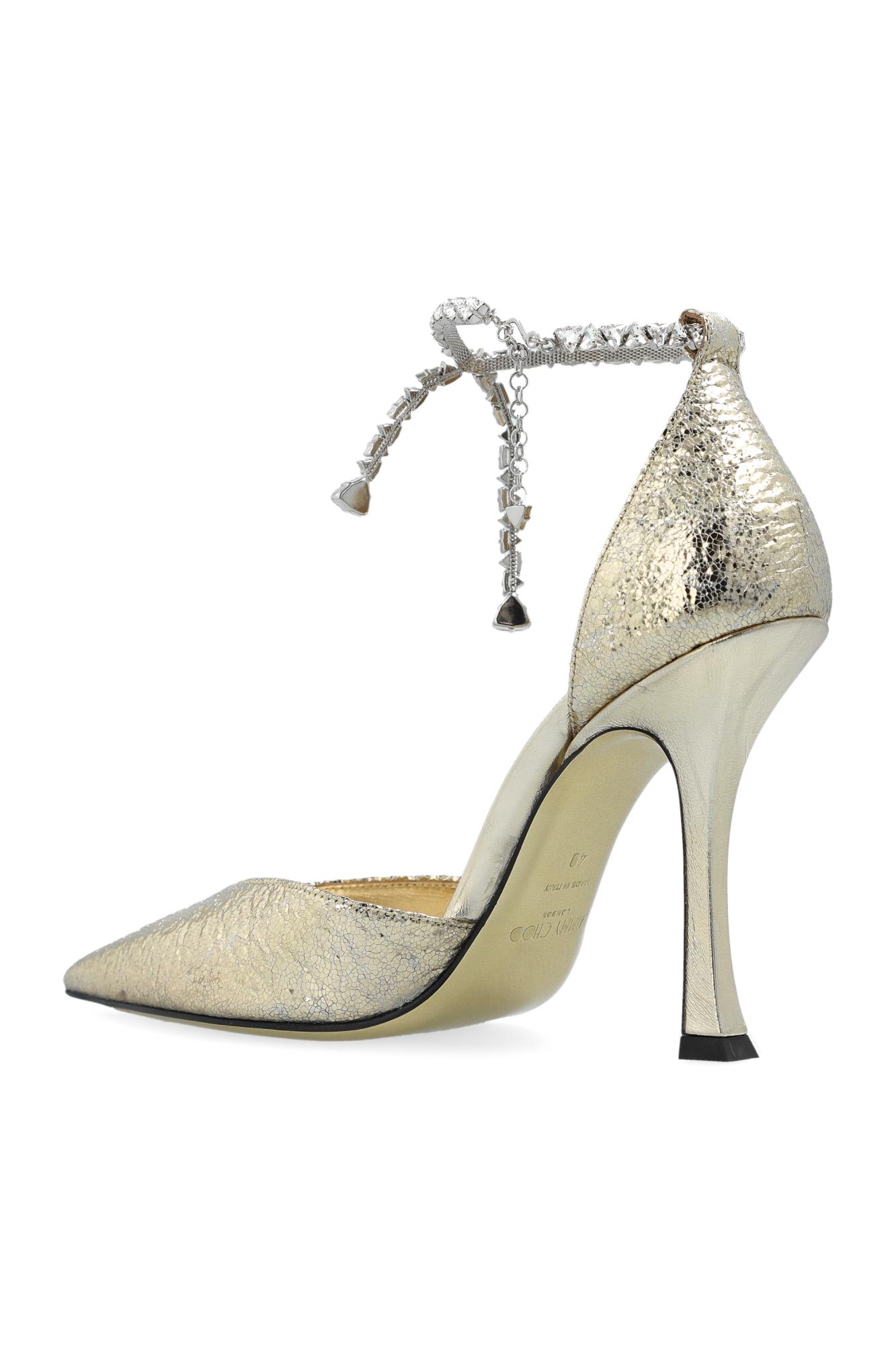 Jimmy Choo High Heels Stevie In Gold