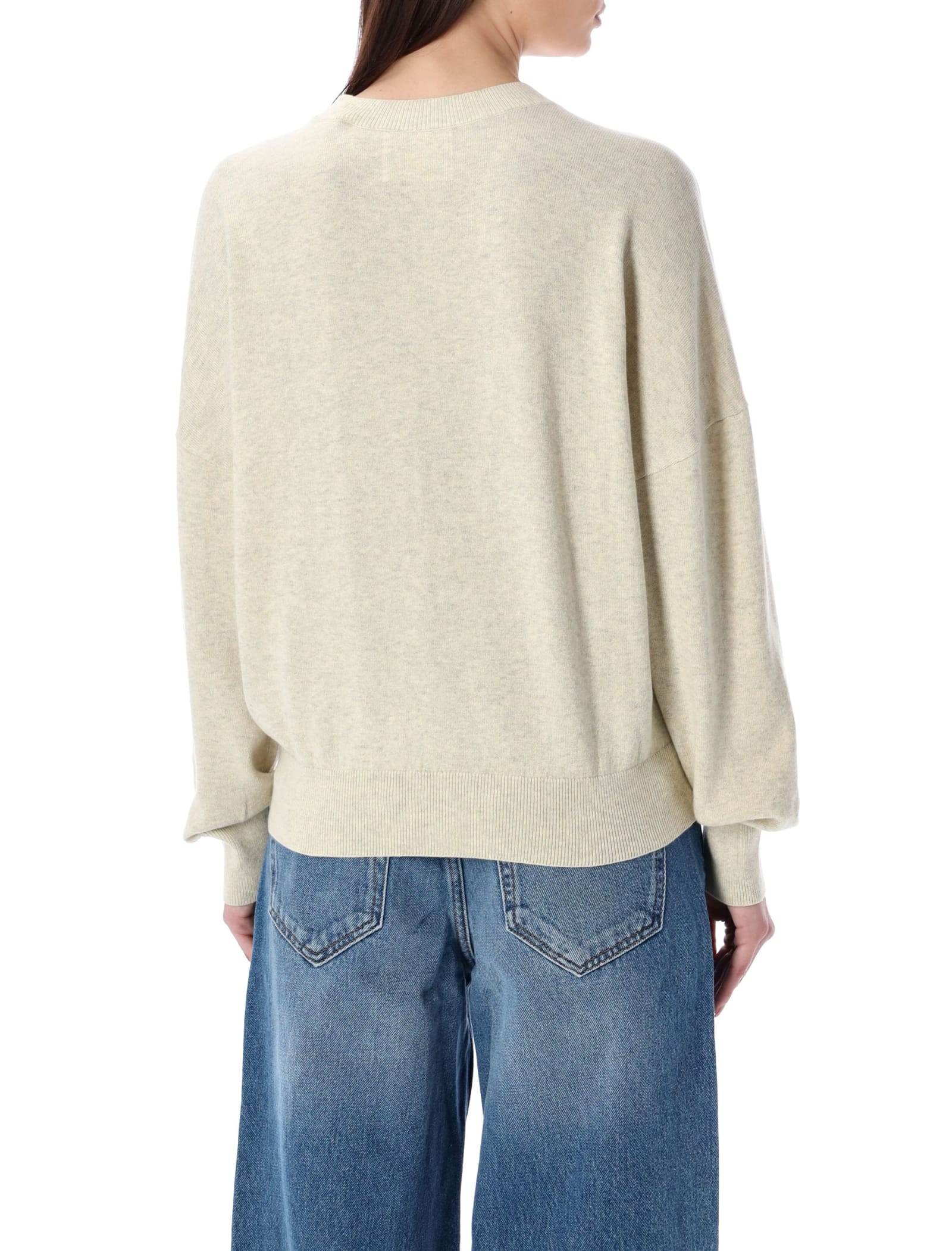 Shop Marant Etoile Marisans Sweater In Light Grey