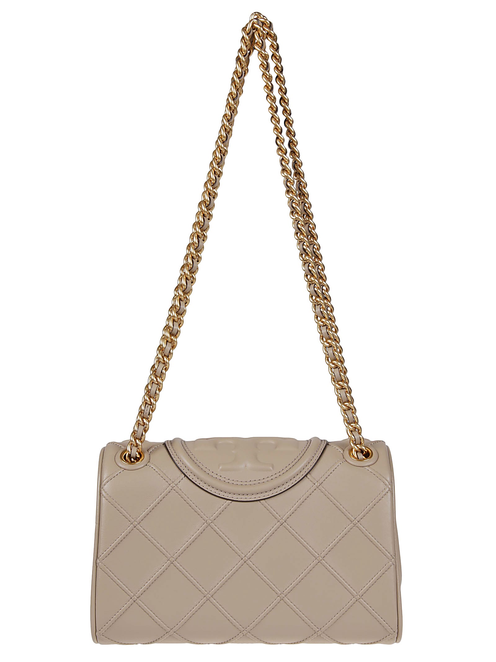 Shop Tory Burch Small Fleming Soft Convertible Shoulder Bag In Fresh Clay