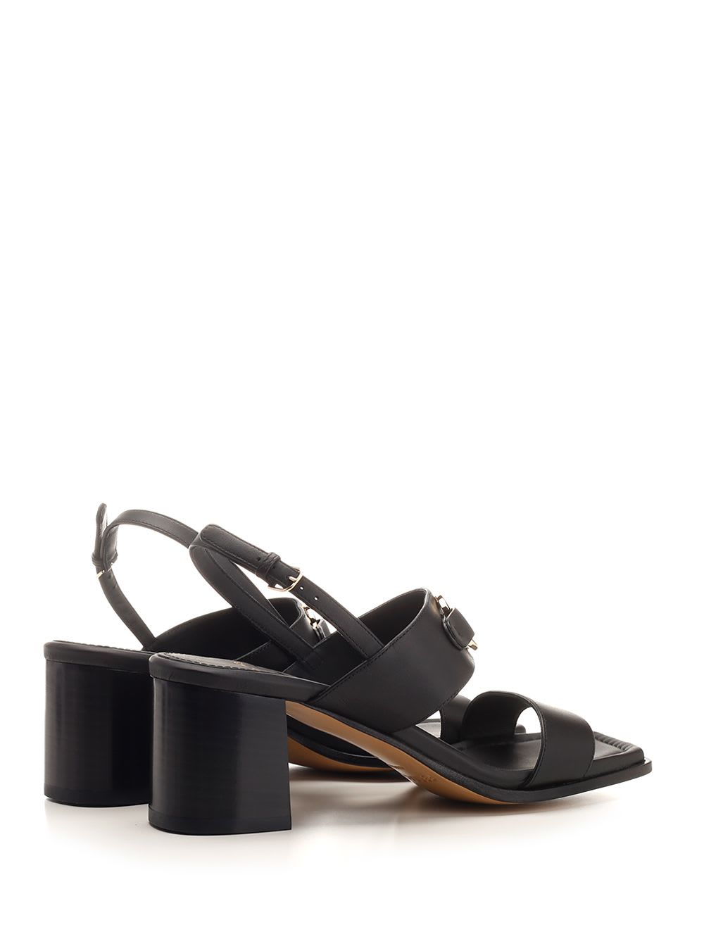 Shop Ferragamo Lou Sandal In Black