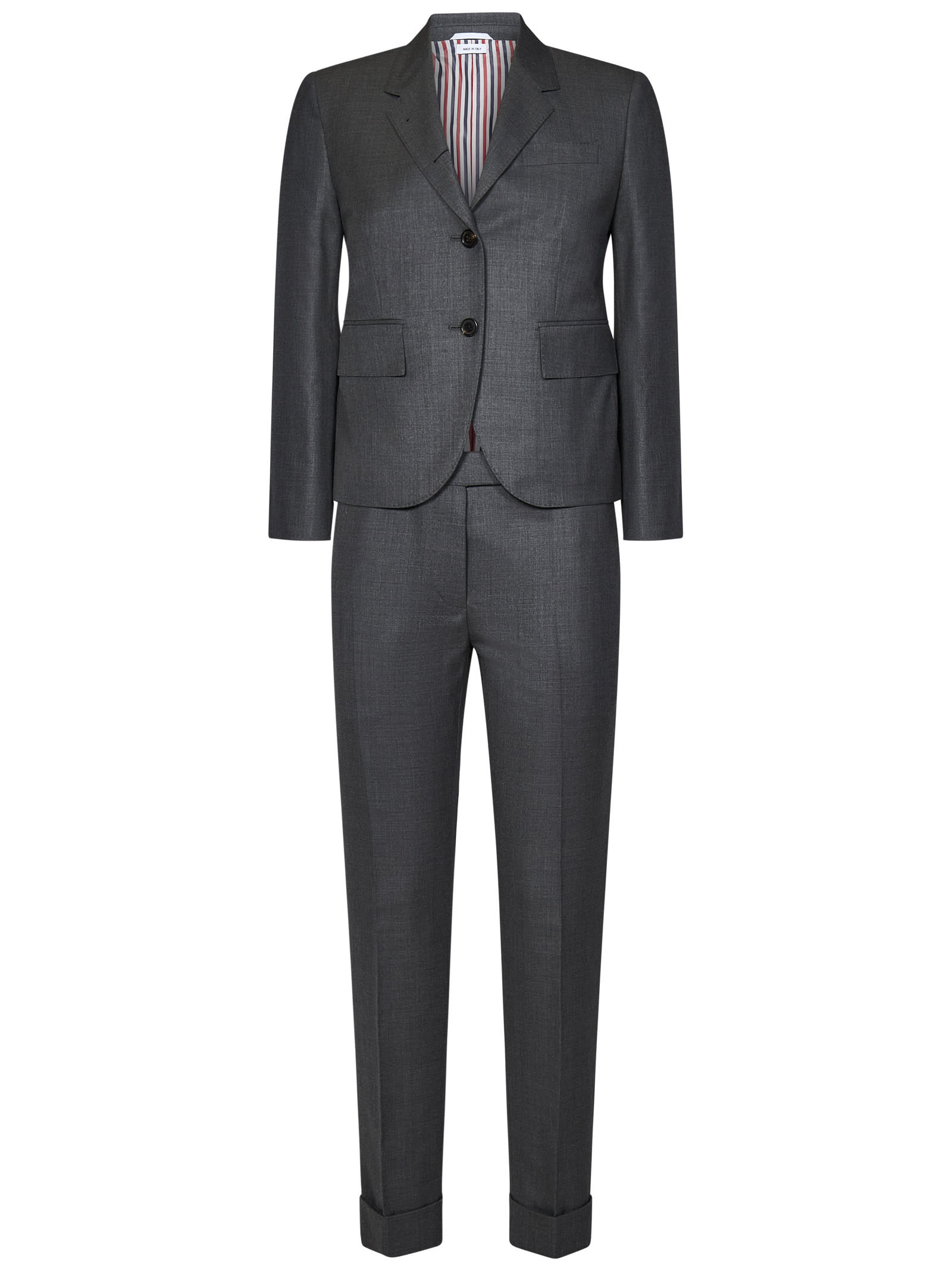 Shop Thom Browne Thome Browne Suit In Grey