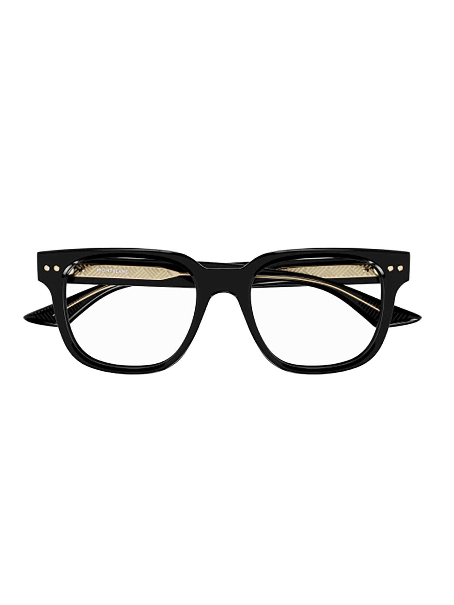 Shop Montblanc Mb0321o Eyewear In Black Black Transpare