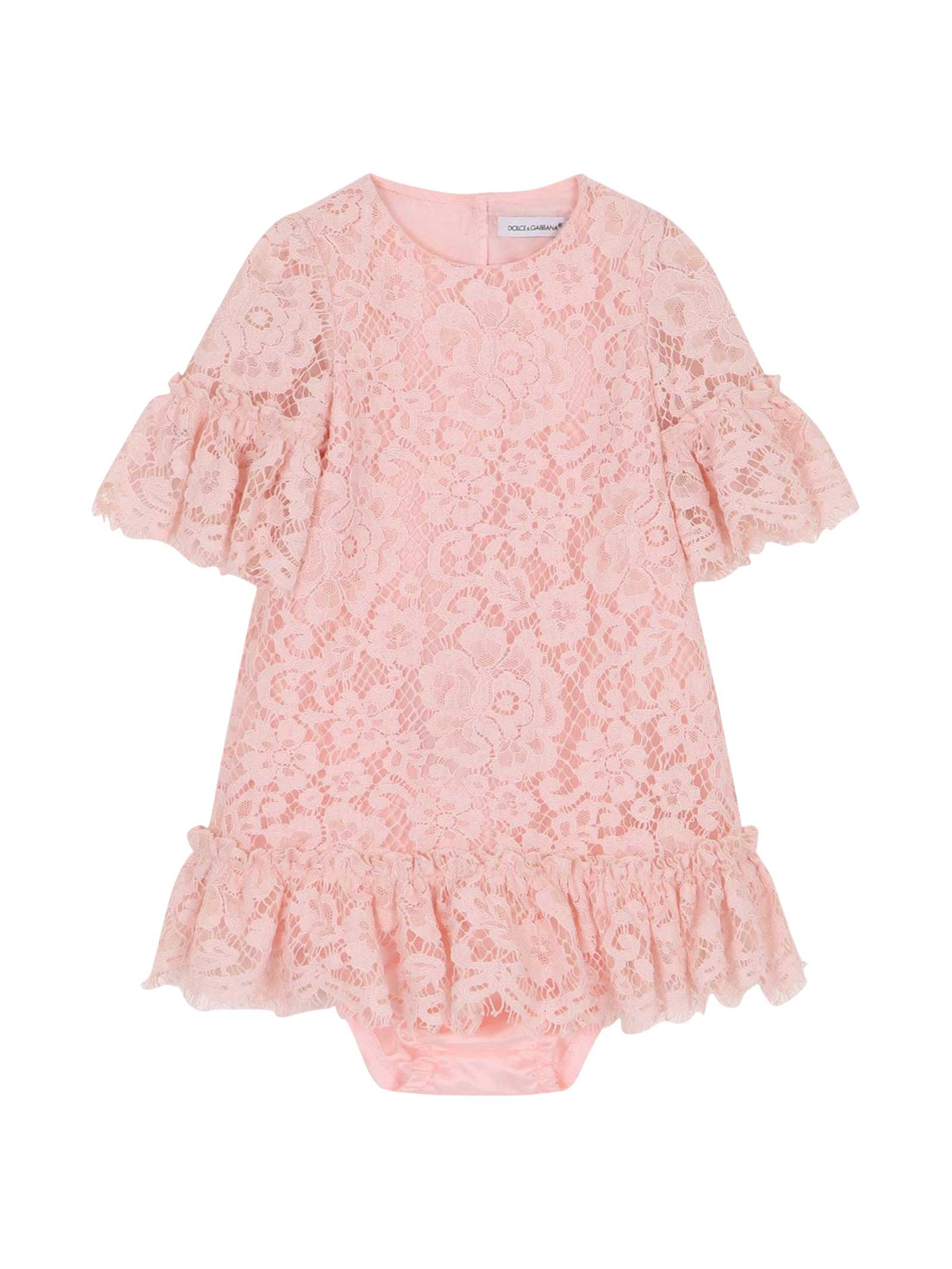 Dolce & Gabbana Baby Girl Pink Dress