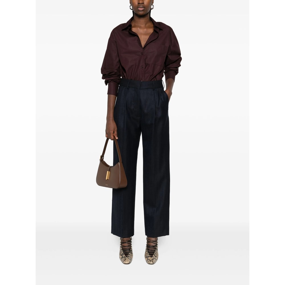 Blazé Milano Casual Trousers With Belt Loops In Black