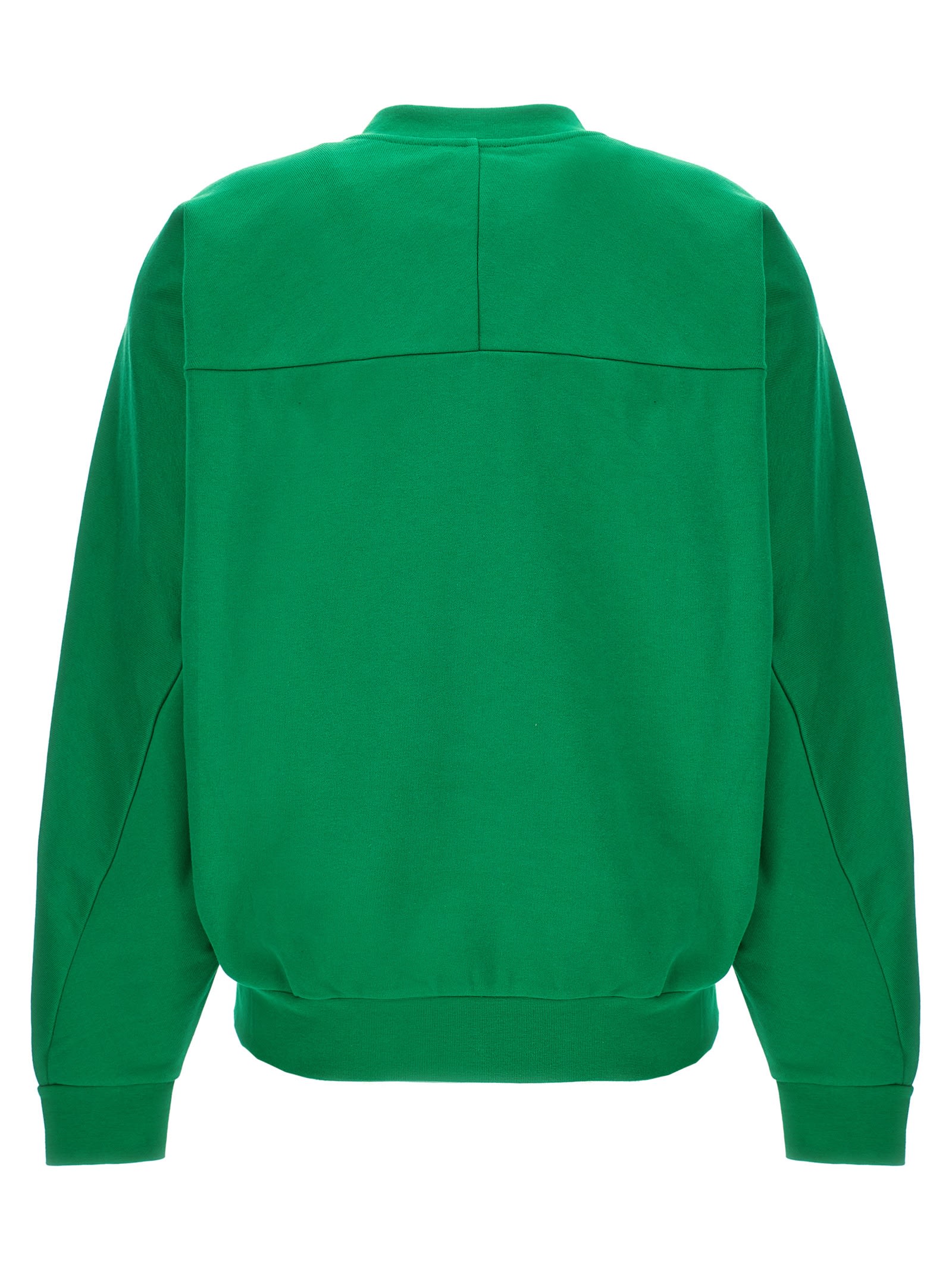 Shop Alexander Mcqueen Varsity Skull Sweatshirt In Green