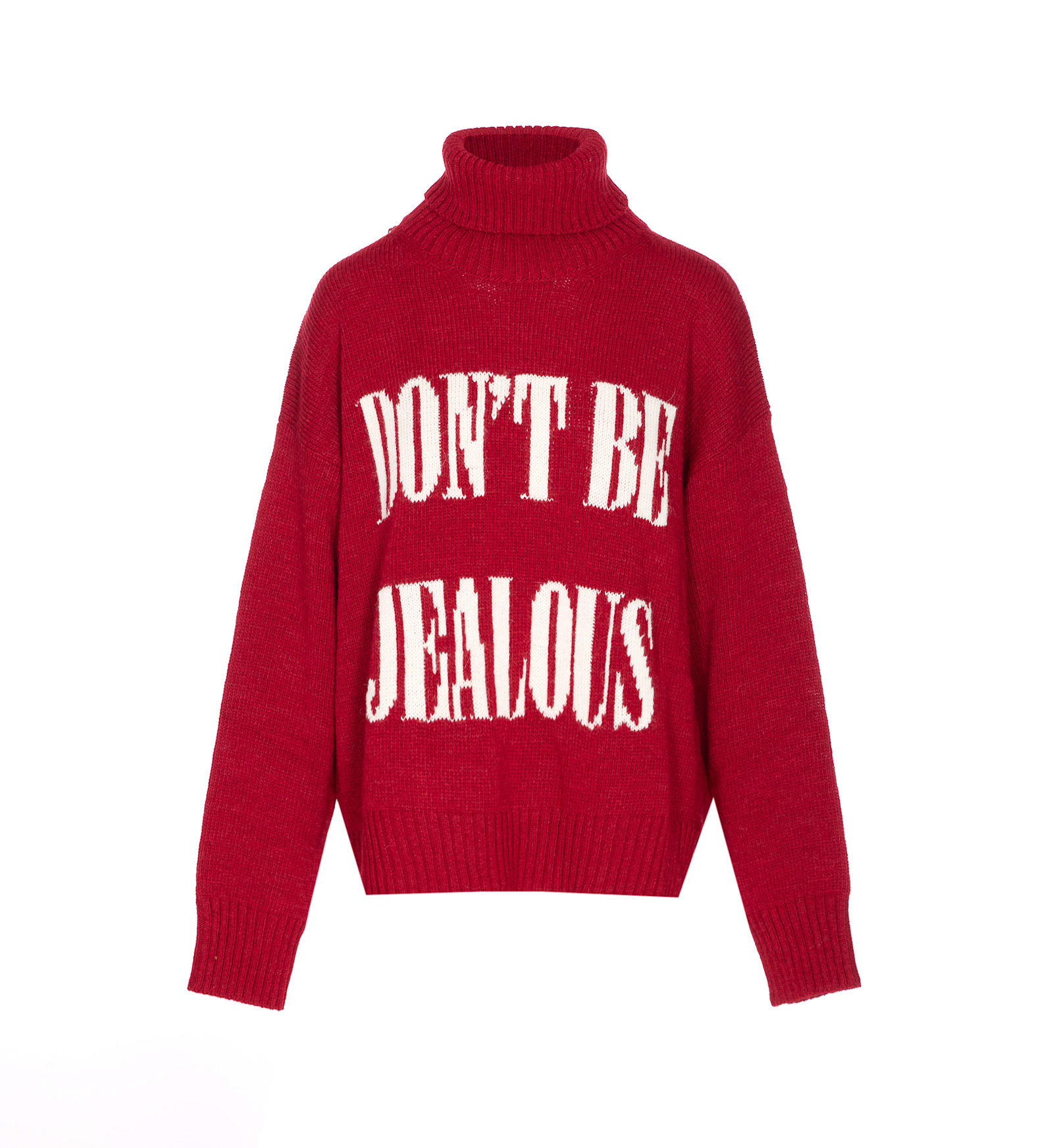 Aniye By High Collar Long Sleeve Sweater In Red