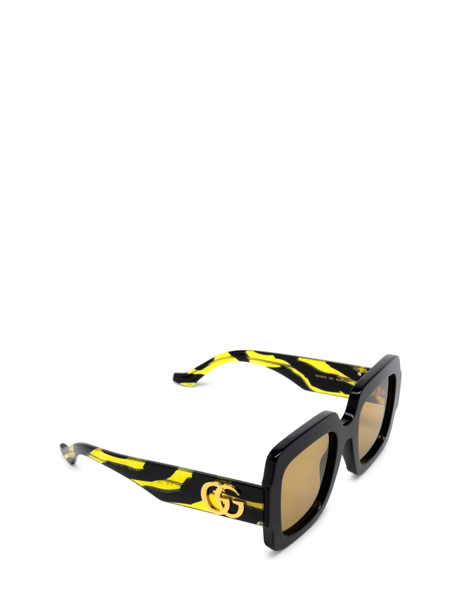 Shop Gucci Gg1547s Black Sunglasses