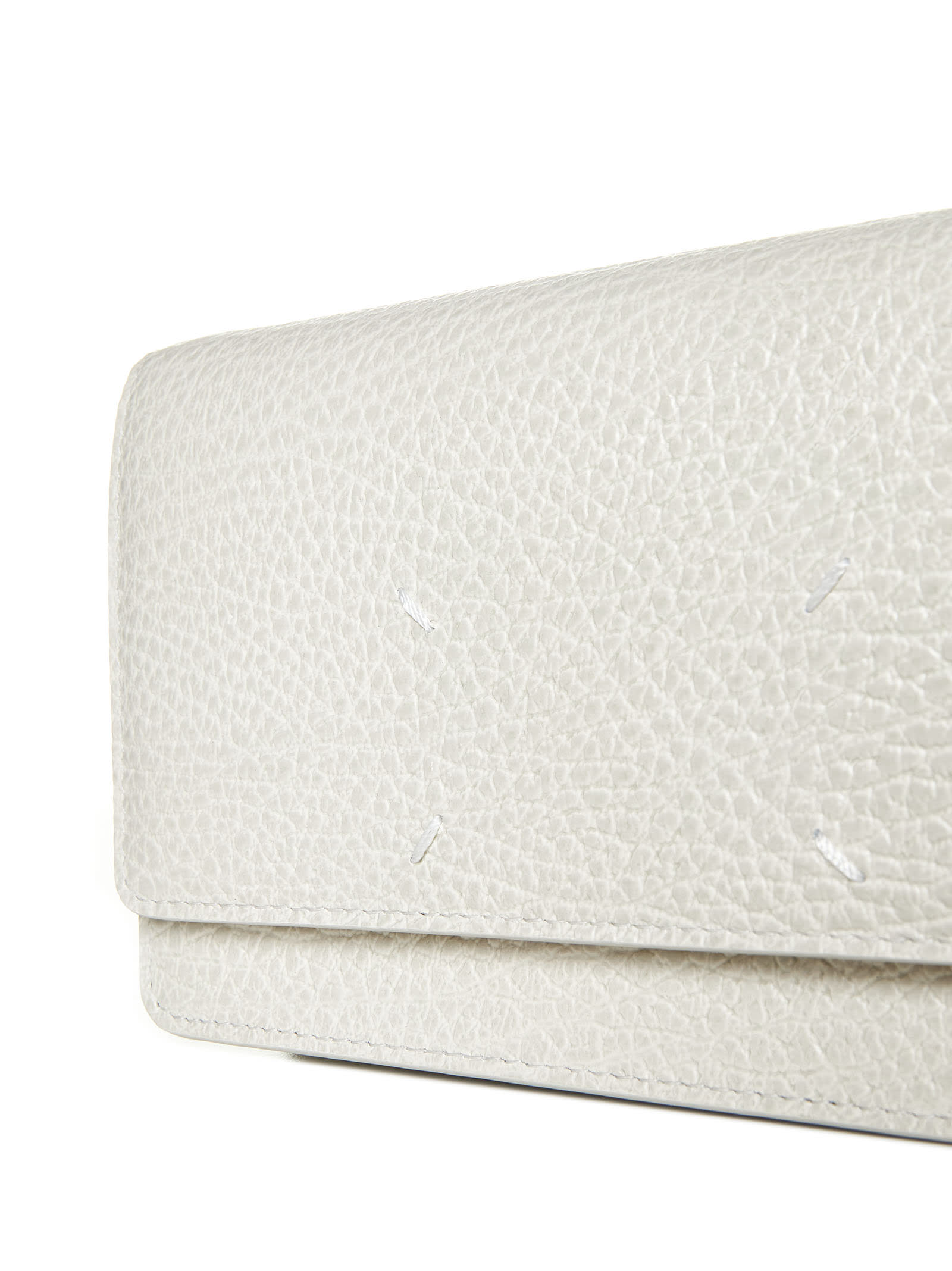 Shop Maison Margiela Wallet In Greige