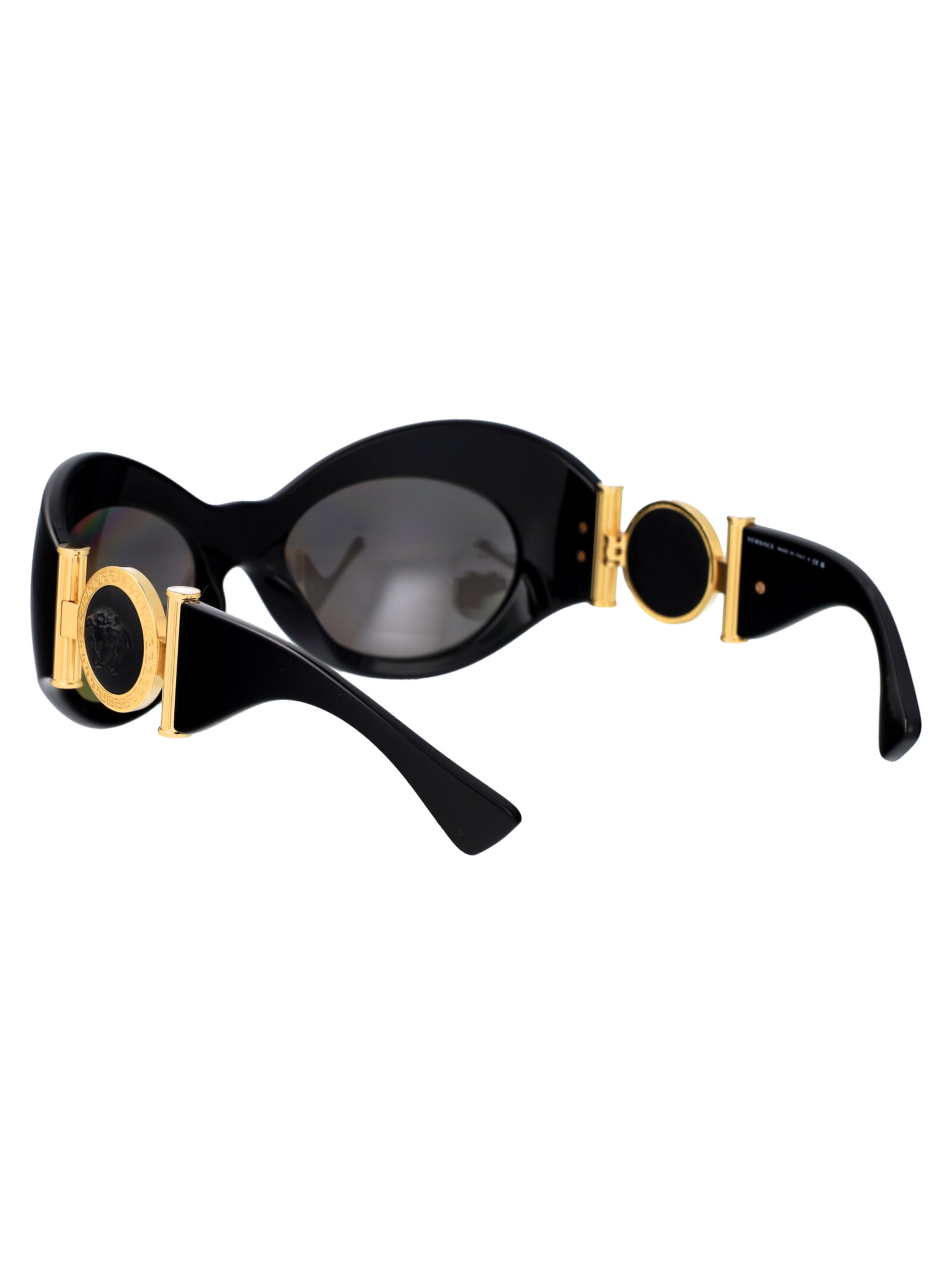 Shop Versace 0ve4462 Sunglasses In Gb1/6g Black