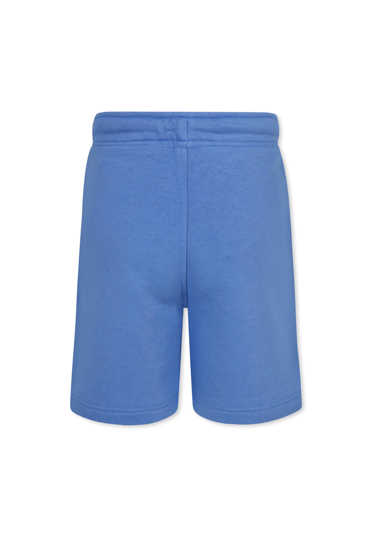Hugo Boss Light Blue Shorts For Boy With Logo In Light Blue