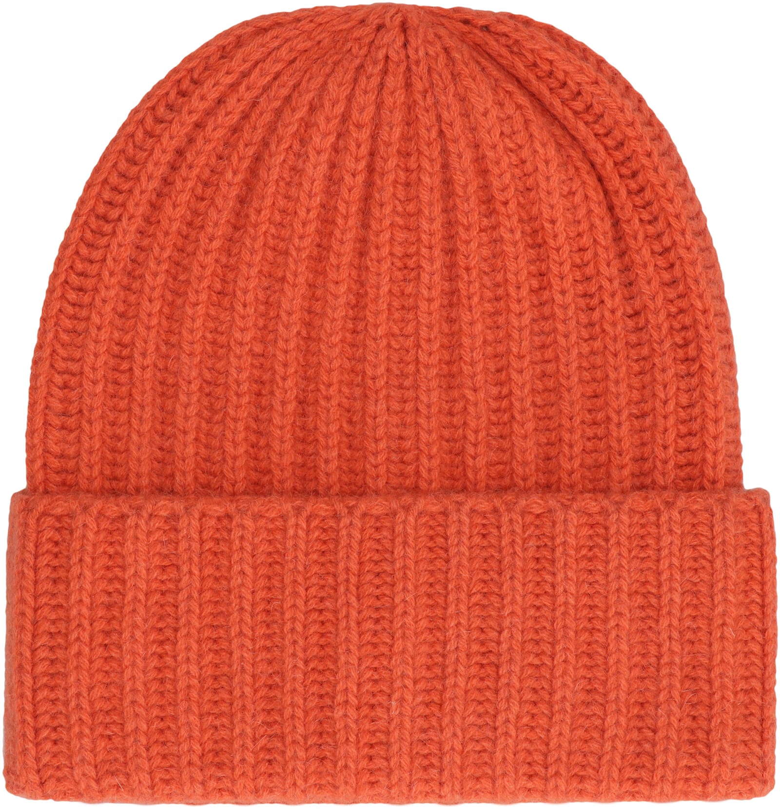 Malo Wool And Cashmere Hat In Orange