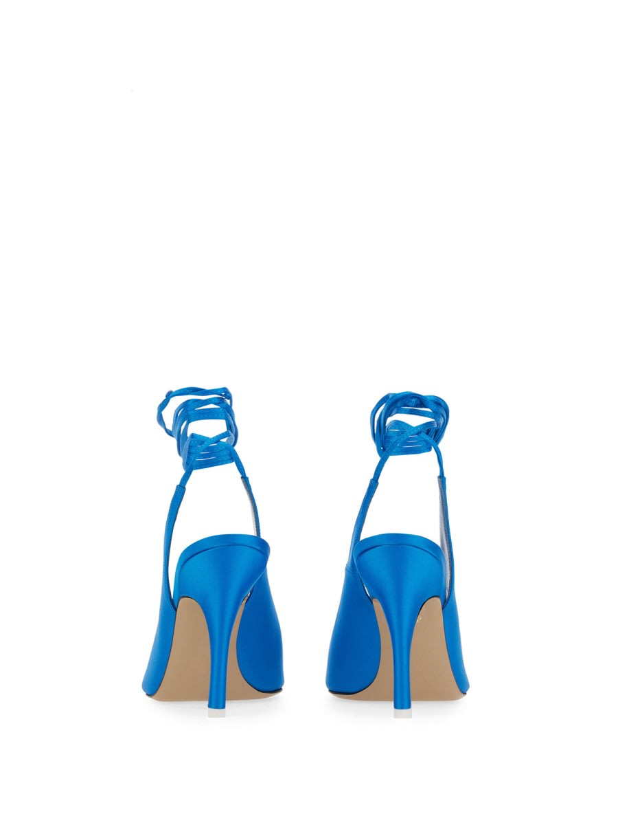 Shop Attico Venus Slingback In Blue