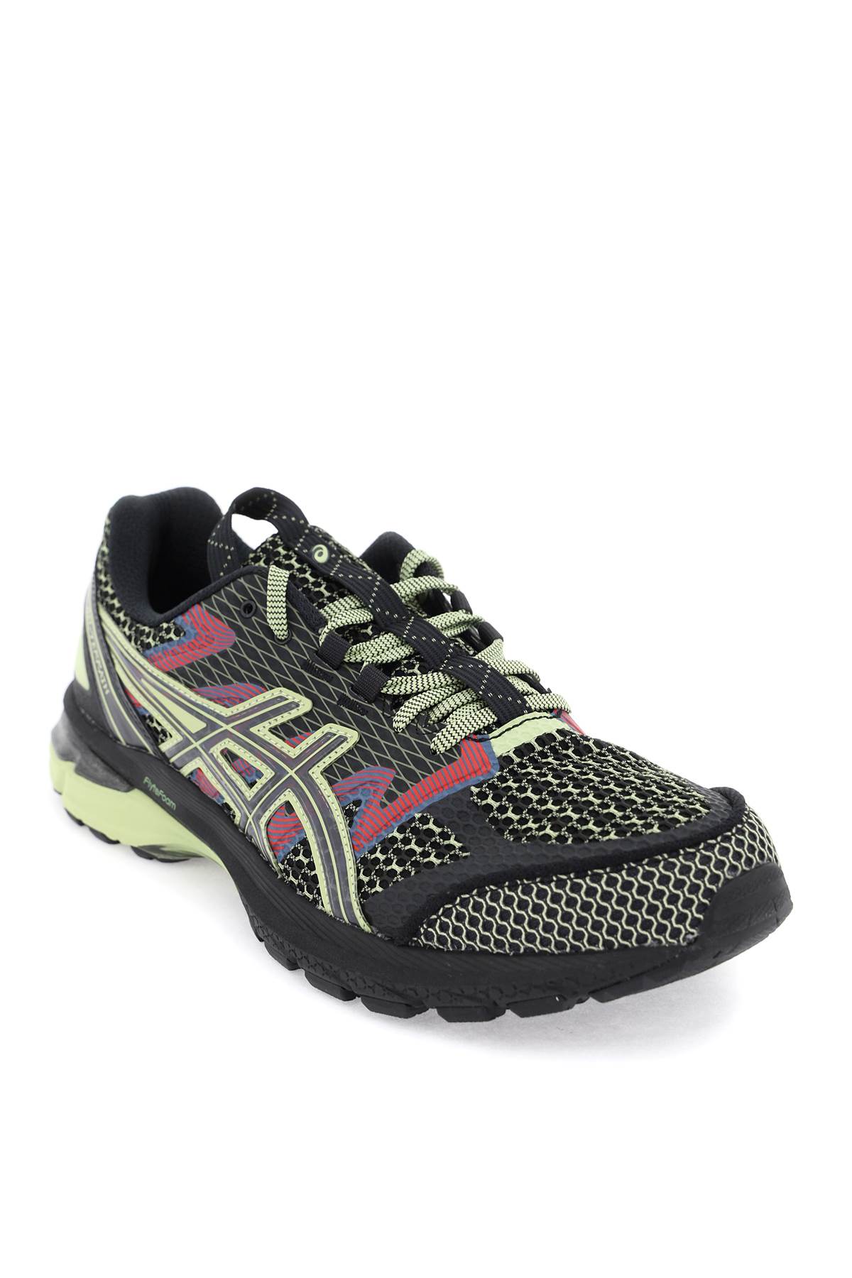 Shop Asics Us4-s Gel In Black Neon Lime (black)