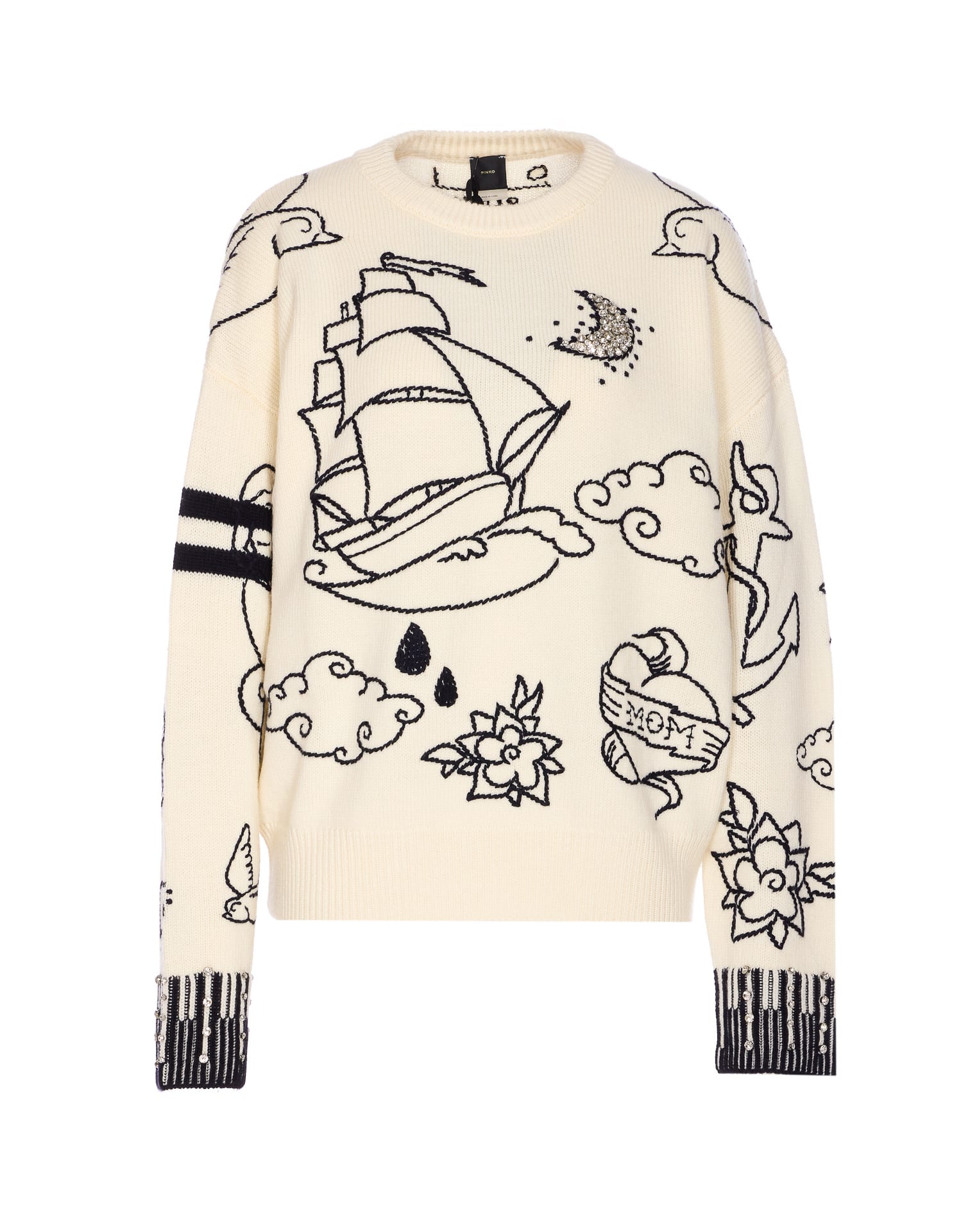 Pinko Andros Sweater In Multi