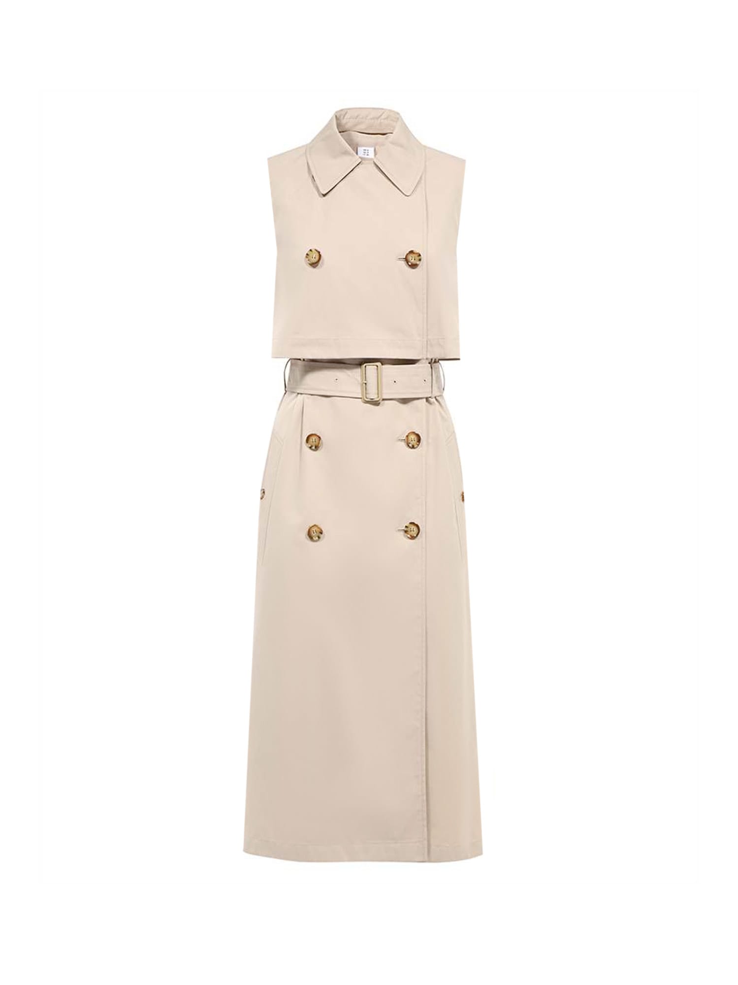 Shop Burberry Trench In Beige