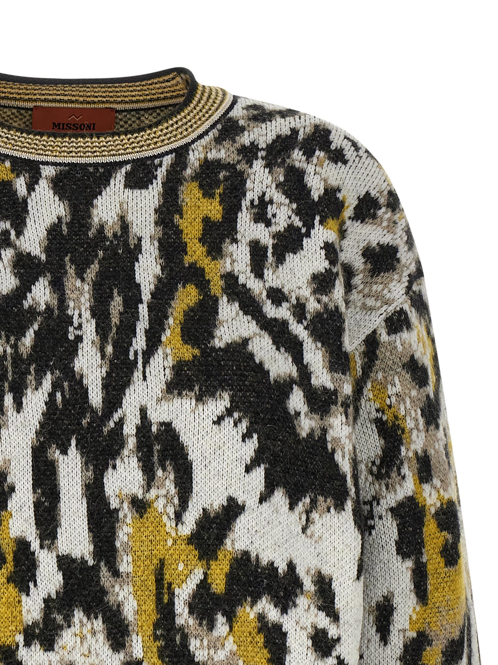 Missoni Animalier Motif Sweater Sweaters And Cardigans Multicolor In Multi